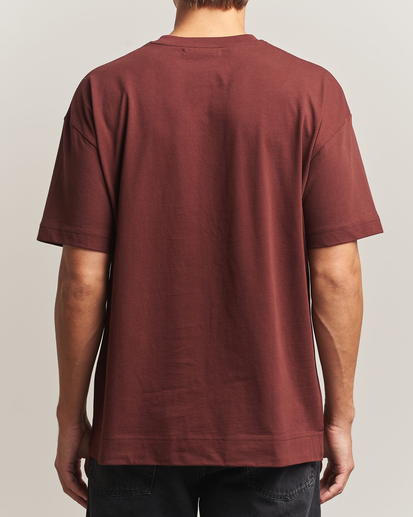 Uomini | T-shirt | Samsøe Samsøe | Joel Organic Cotton T-Shirt Bitter Chocolate