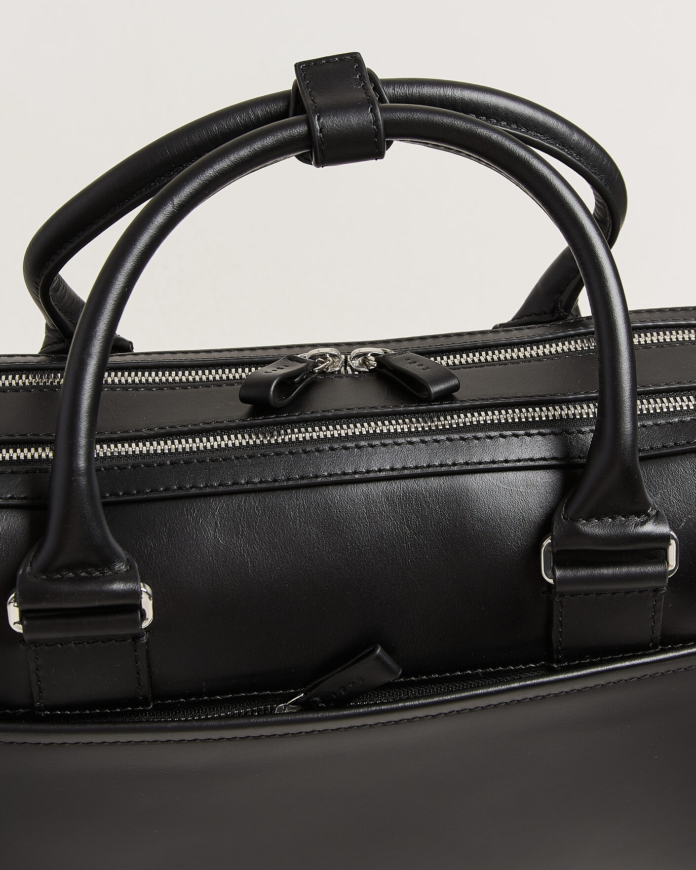 Uomini | Borse | Tiger of Sweden | Burin Smooth Leather Briefcase Black