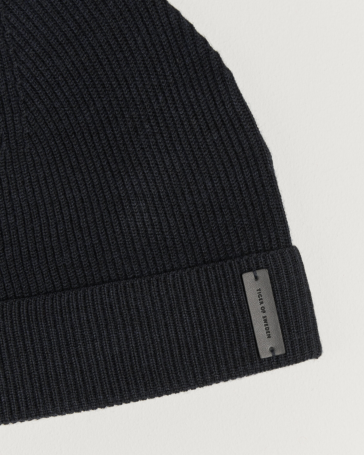 Uomini | Berretti | Tiger of Sweden | Caldu Wool Beanie Black