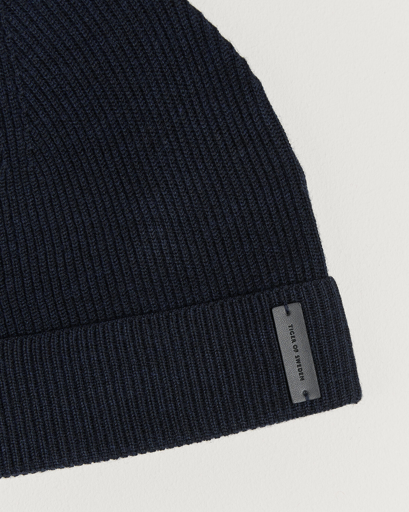Uomini | Berretti | Tiger of Sweden | Caldu Wool Beanie Light Ink