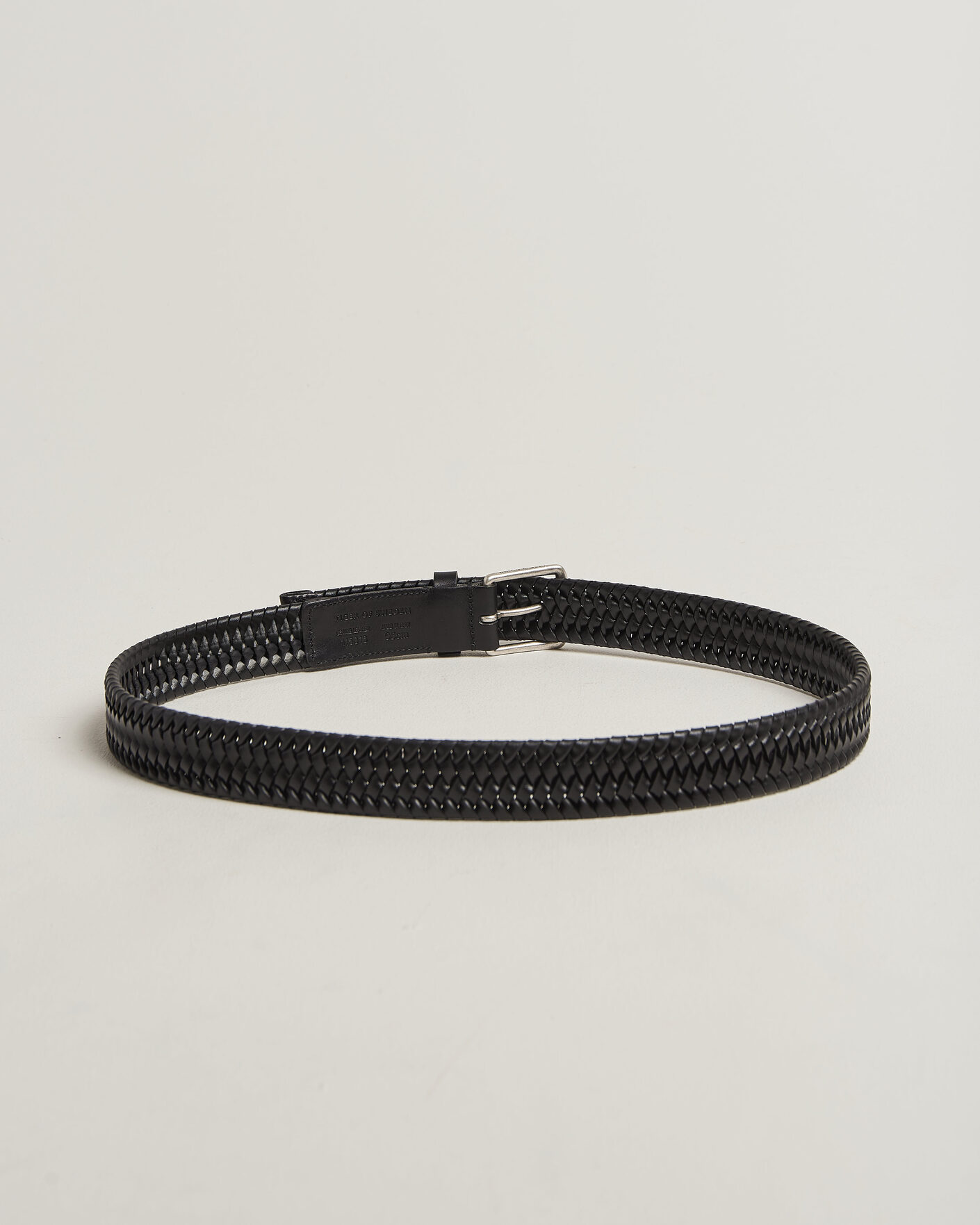 Uomini | Cinture | Tiger of Sweden | Braidant Braided Belt Black