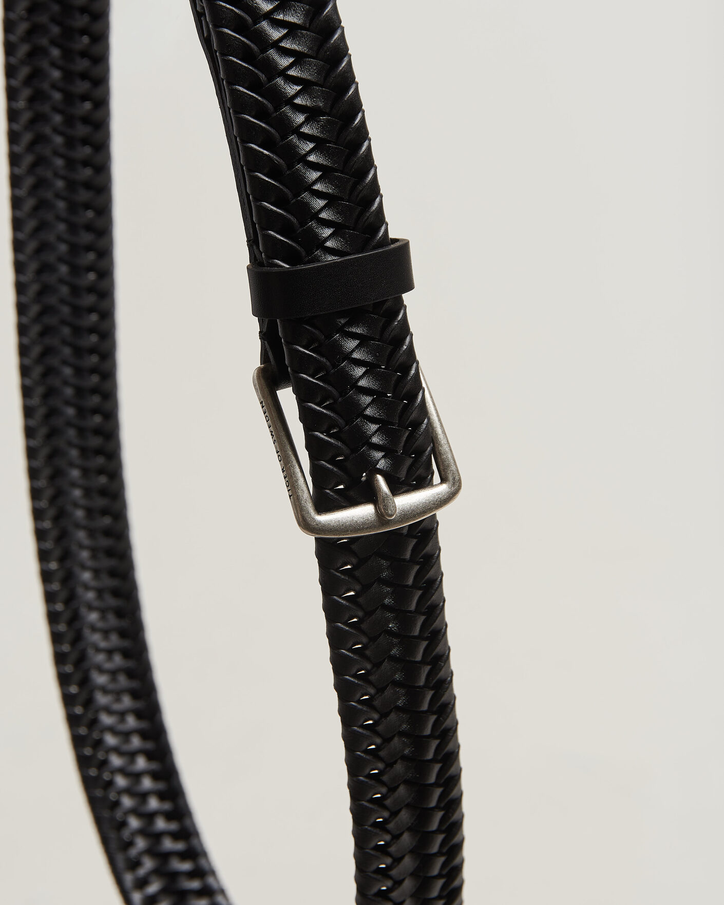 Uomini | Cinture | Tiger of Sweden | Braidant Braided Belt Black