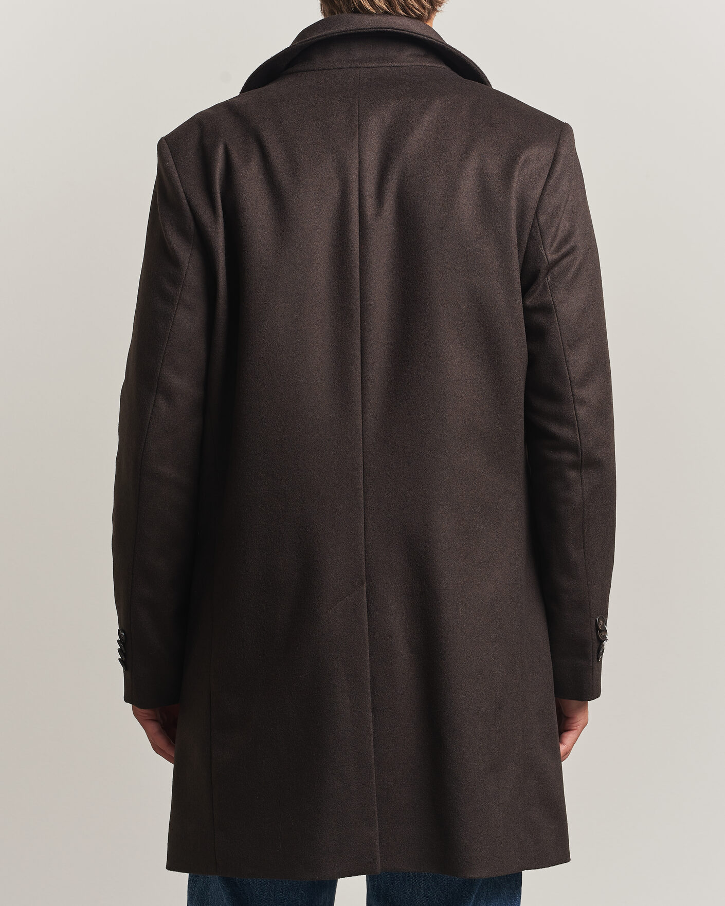 Uomini | Giacche | Tiger of Sweden | Aleric Wool/Cashmere Coat Espresso