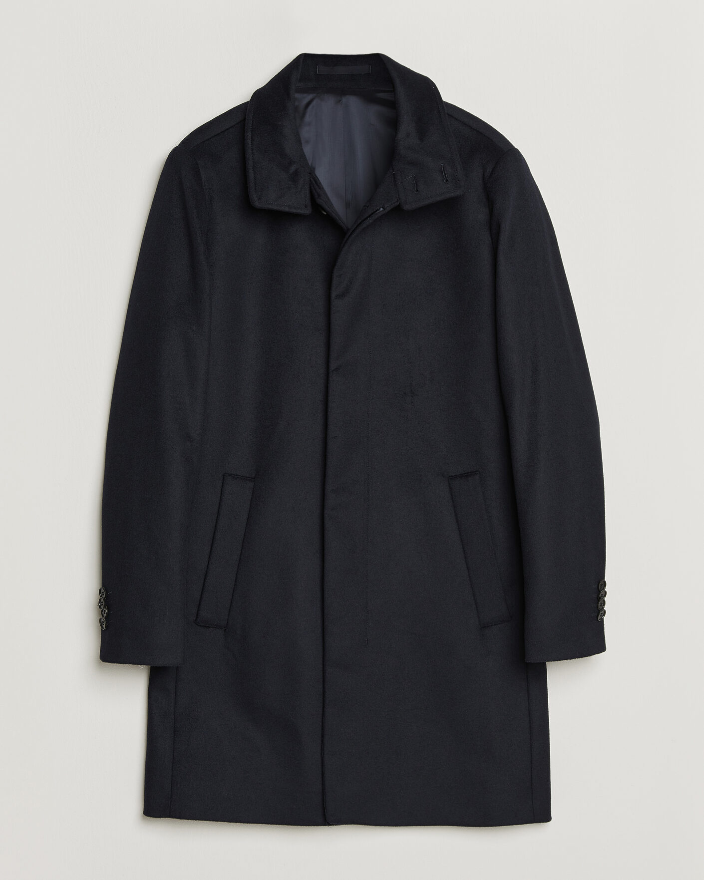 Uomini | Giacche | Tiger of Sweden | Aleric Wool/Cashmere Coat Light Ink