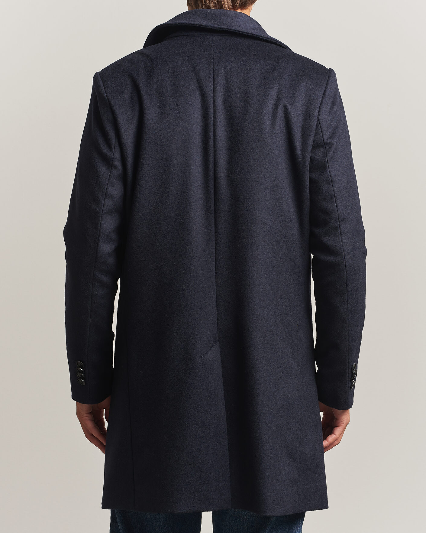 Uomini | Giacche | Tiger of Sweden | Aleric Wool/Cashmere Coat Light Ink