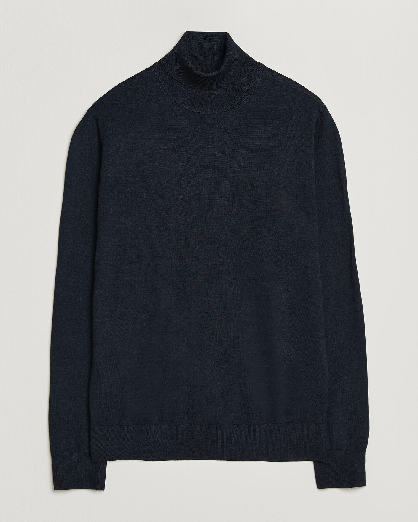 Uomini | Maglieria | Tiger of Sweden | Nevile Extra Fine Merino Polo Light Ink