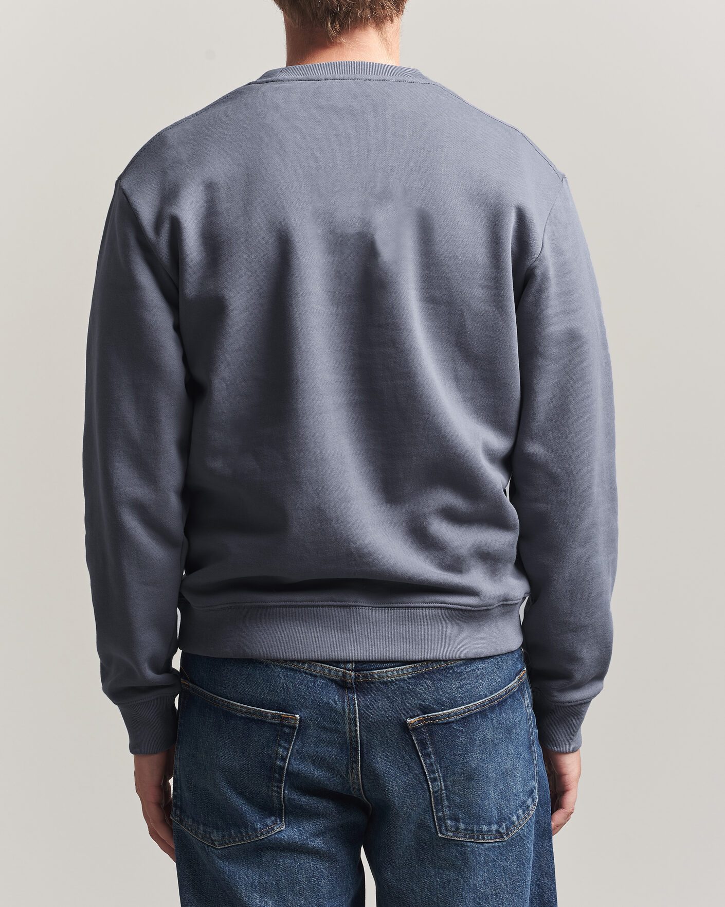Uomini | Maglieria | Tiger of Sweden | Emerson Crew Neck Sweatshirt Iron Haze