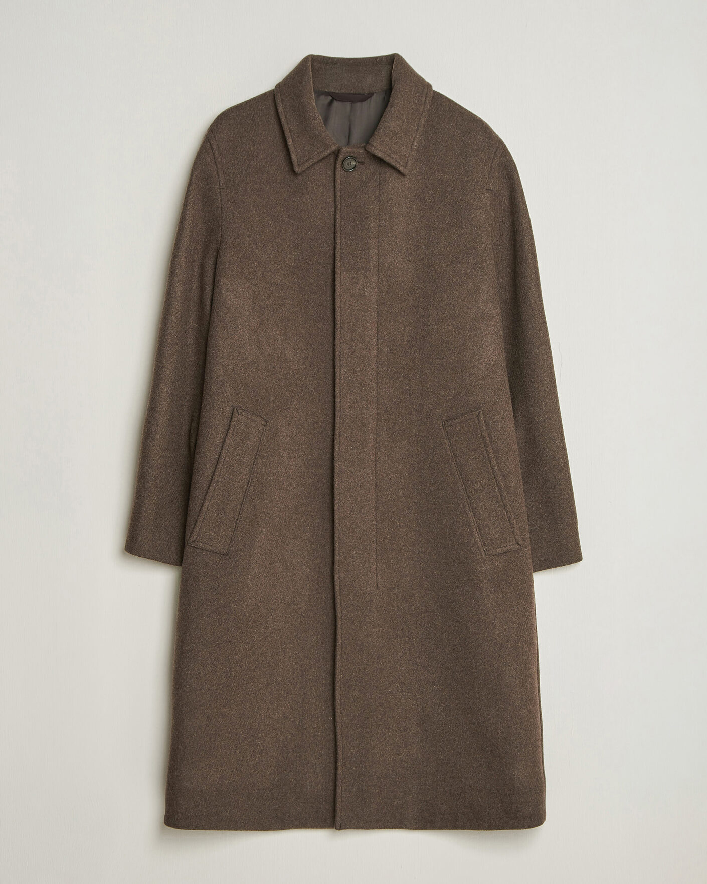 Uomini | Giacche | Tiger of Sweden | Carlton Wool Coat Dusty Brown