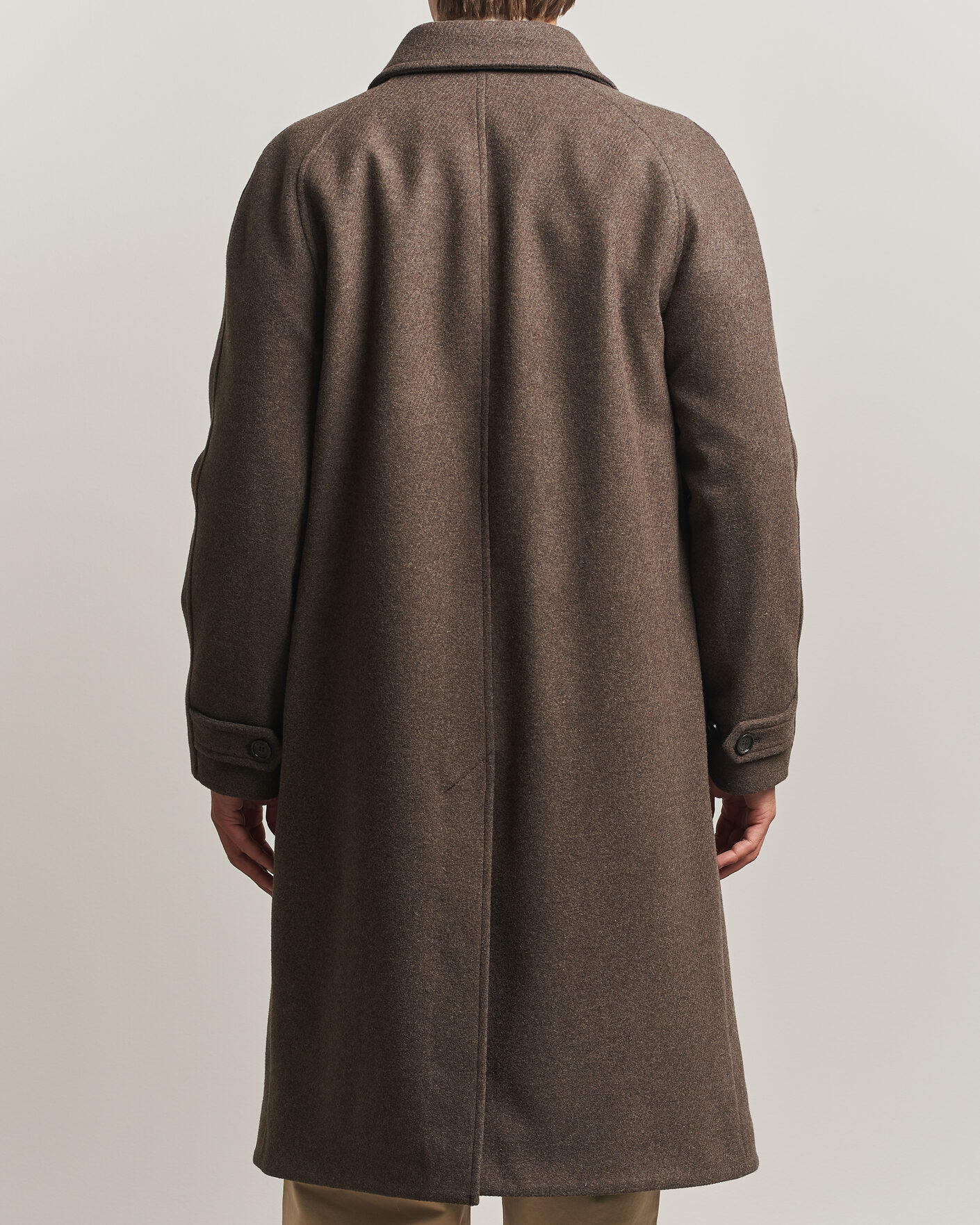 Uomini | Giacche | Tiger of Sweden | Carlton Wool Coat Dusty Brown
