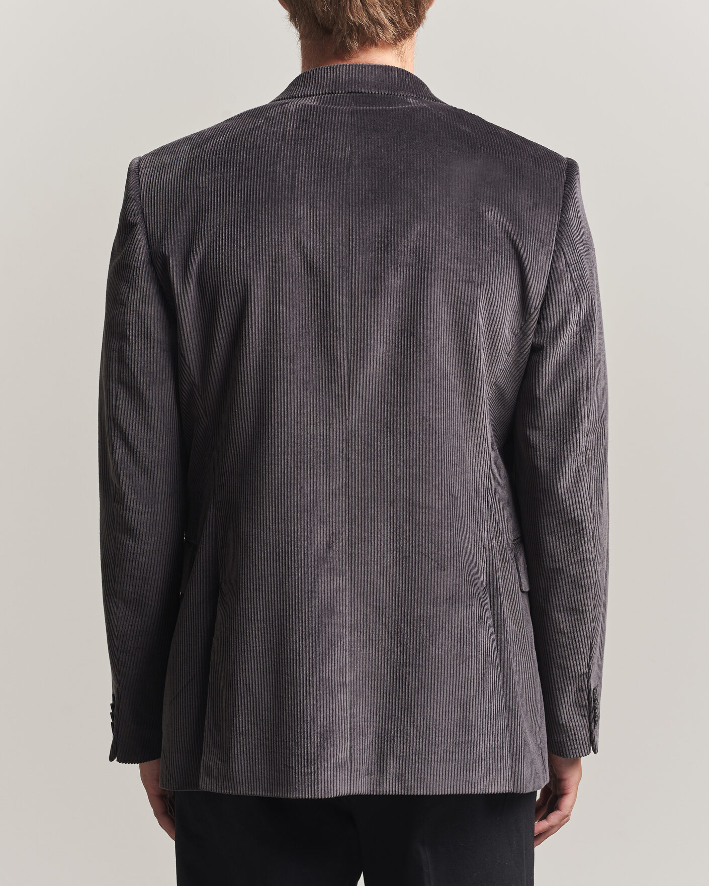 Uomini | Blazers | Tiger of Sweden | 1903 Corduroy Double Breasted Blazer Phantom