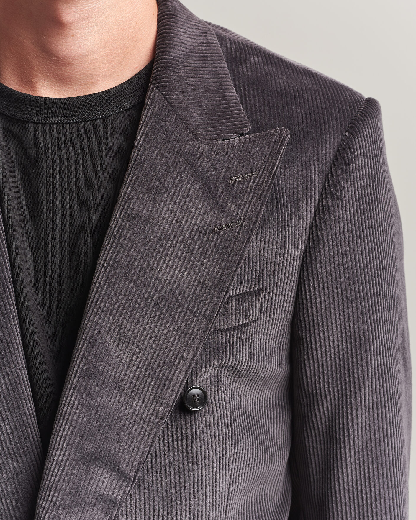 Uomini | Blazers | Tiger of Sweden | 1903 Corduroy Double Breasted Blazer Phantom