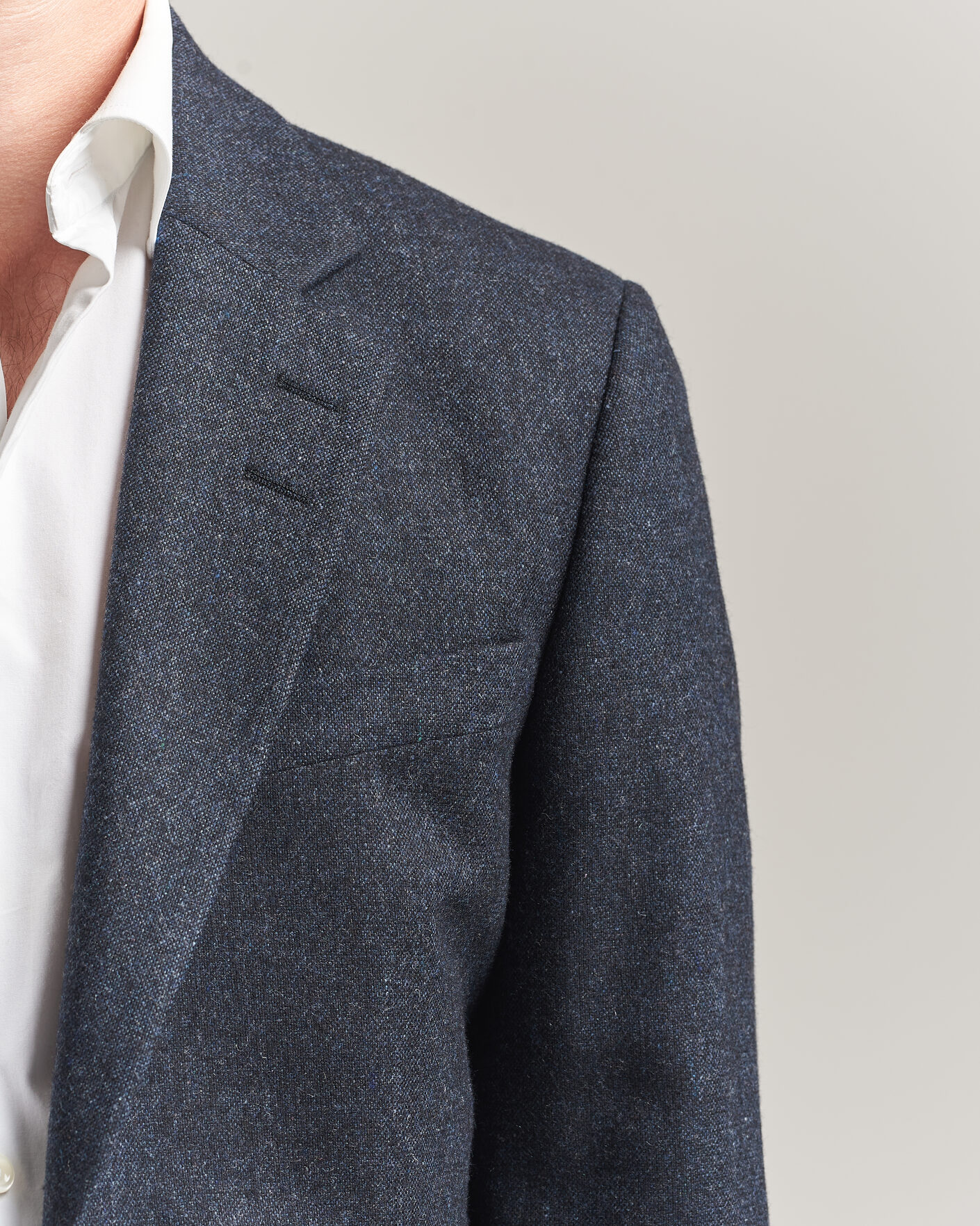 Uomini | Blazers | Tiger of Sweden | Justin Wool Flannel Suit Blazer Midnight Blue