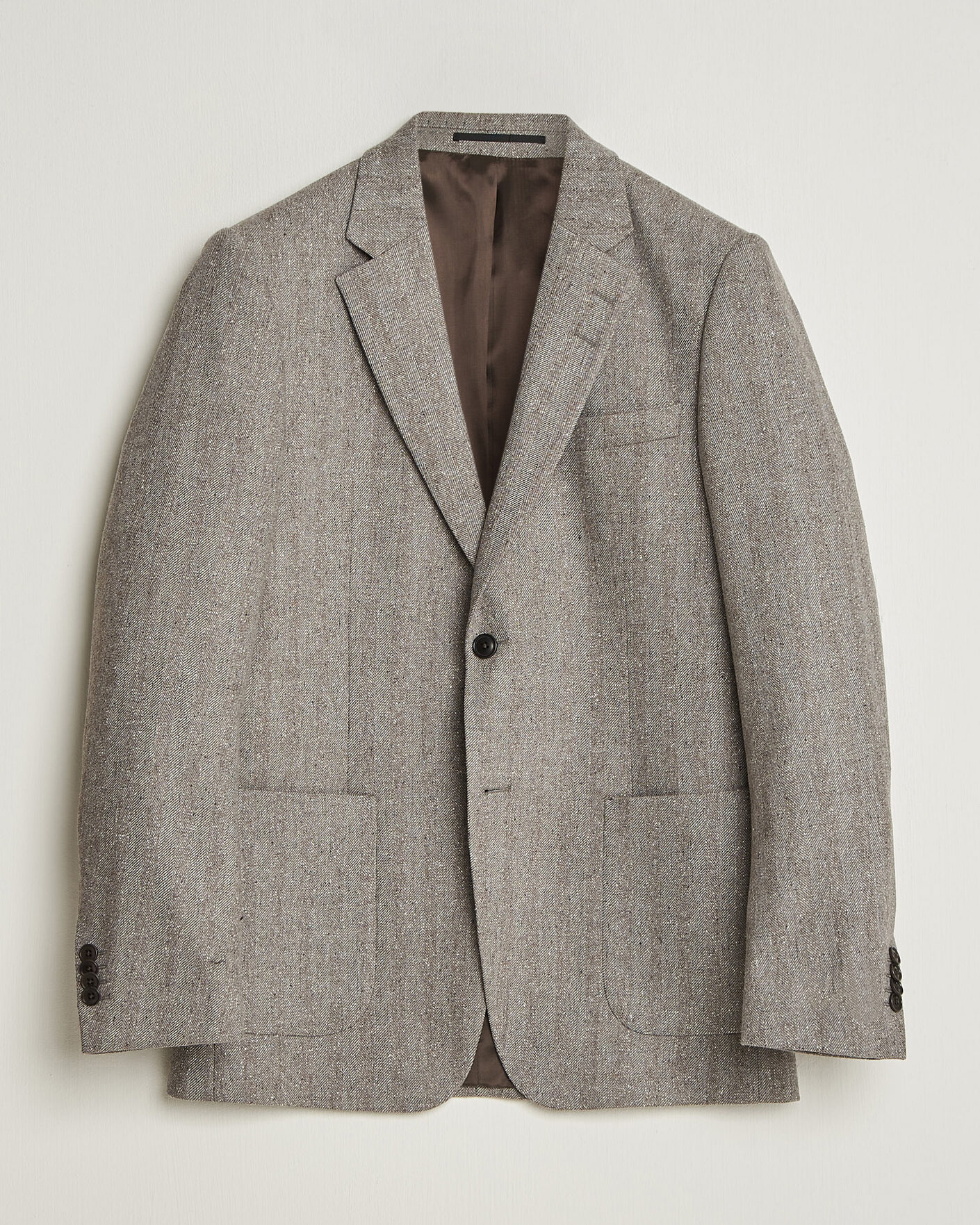 Uomini | Blazers | Tiger of Sweden | Justin Wool Donegal Suit Blazer Dark Stone