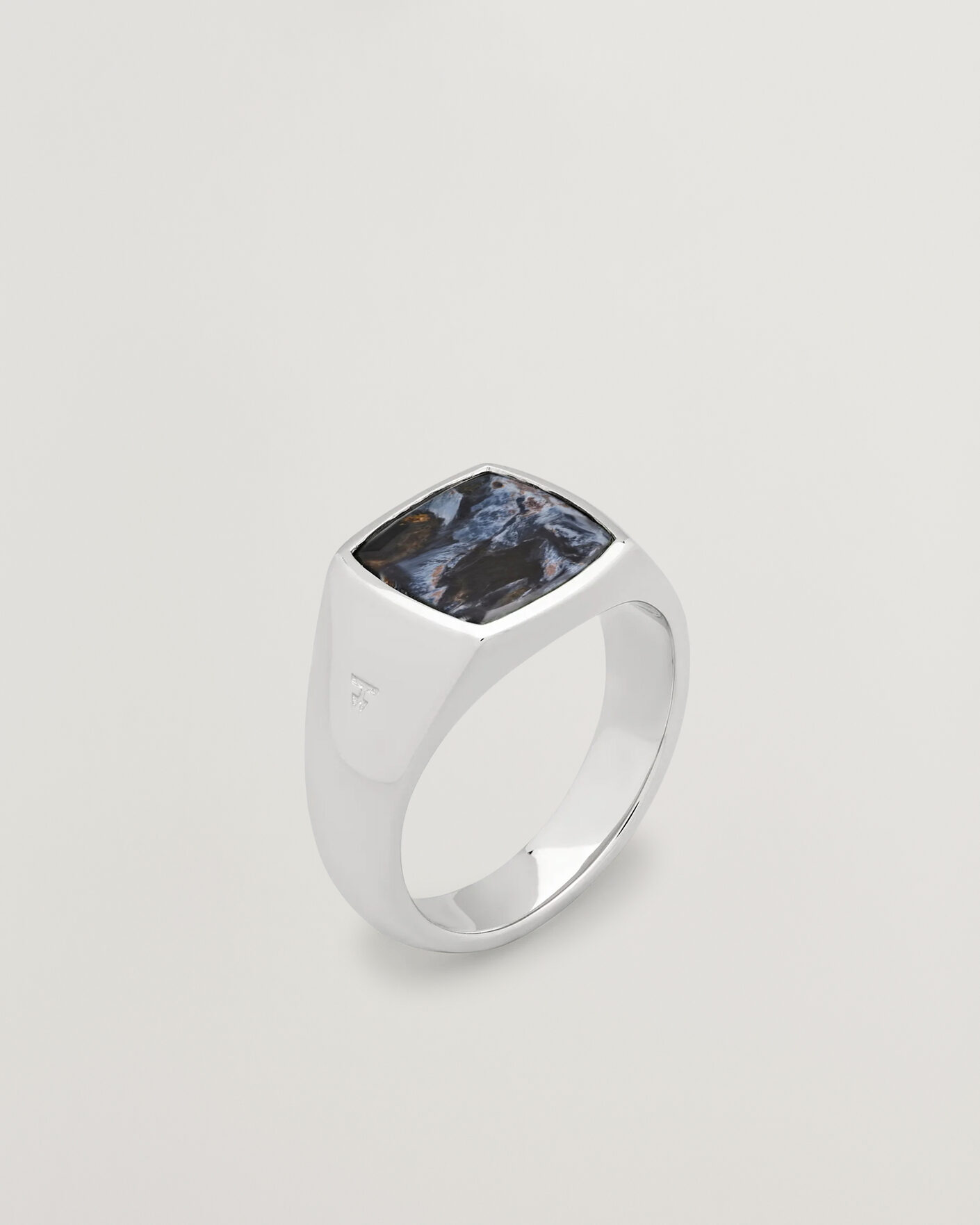 Uomini | Gioielli | Tom Wood | Key Pietersite Ring Silver