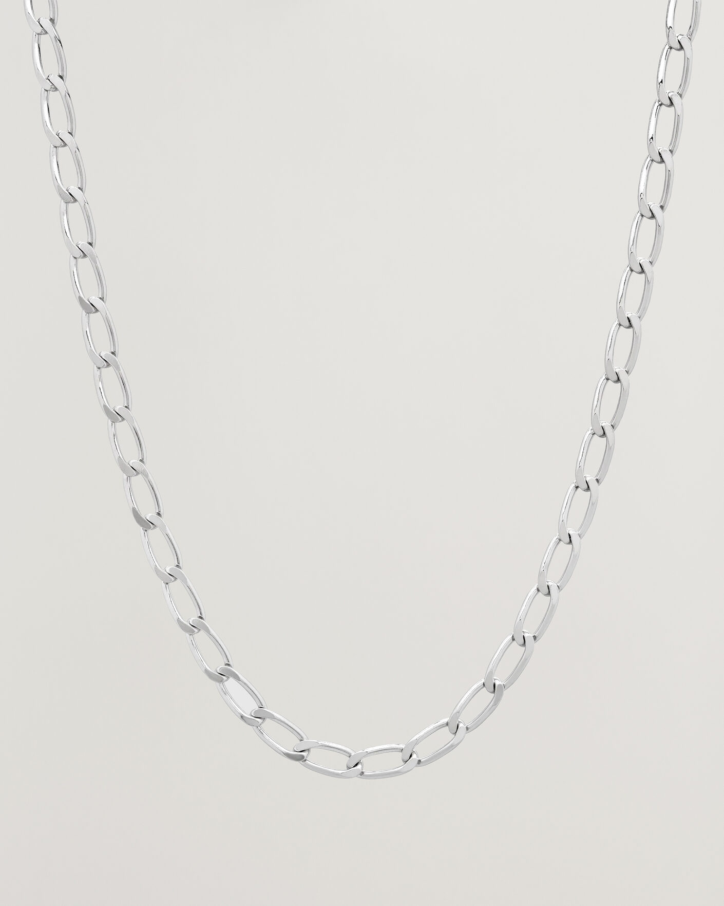 Uomini | Gioielli | Tom Wood | Arlo Large Chain Silver