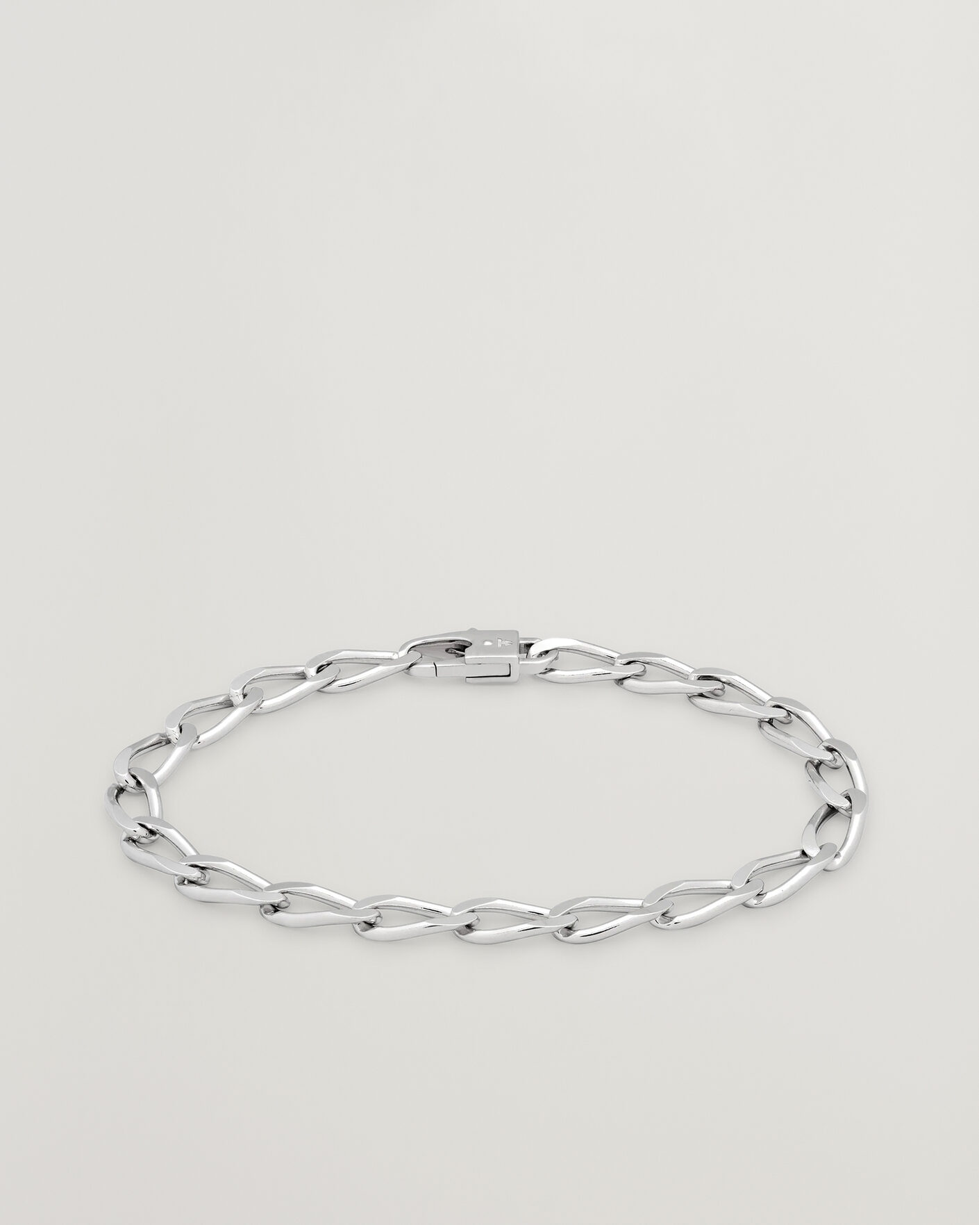 Uomini | Gioielli | Tom Wood | Arlo Large Bracelet Silver