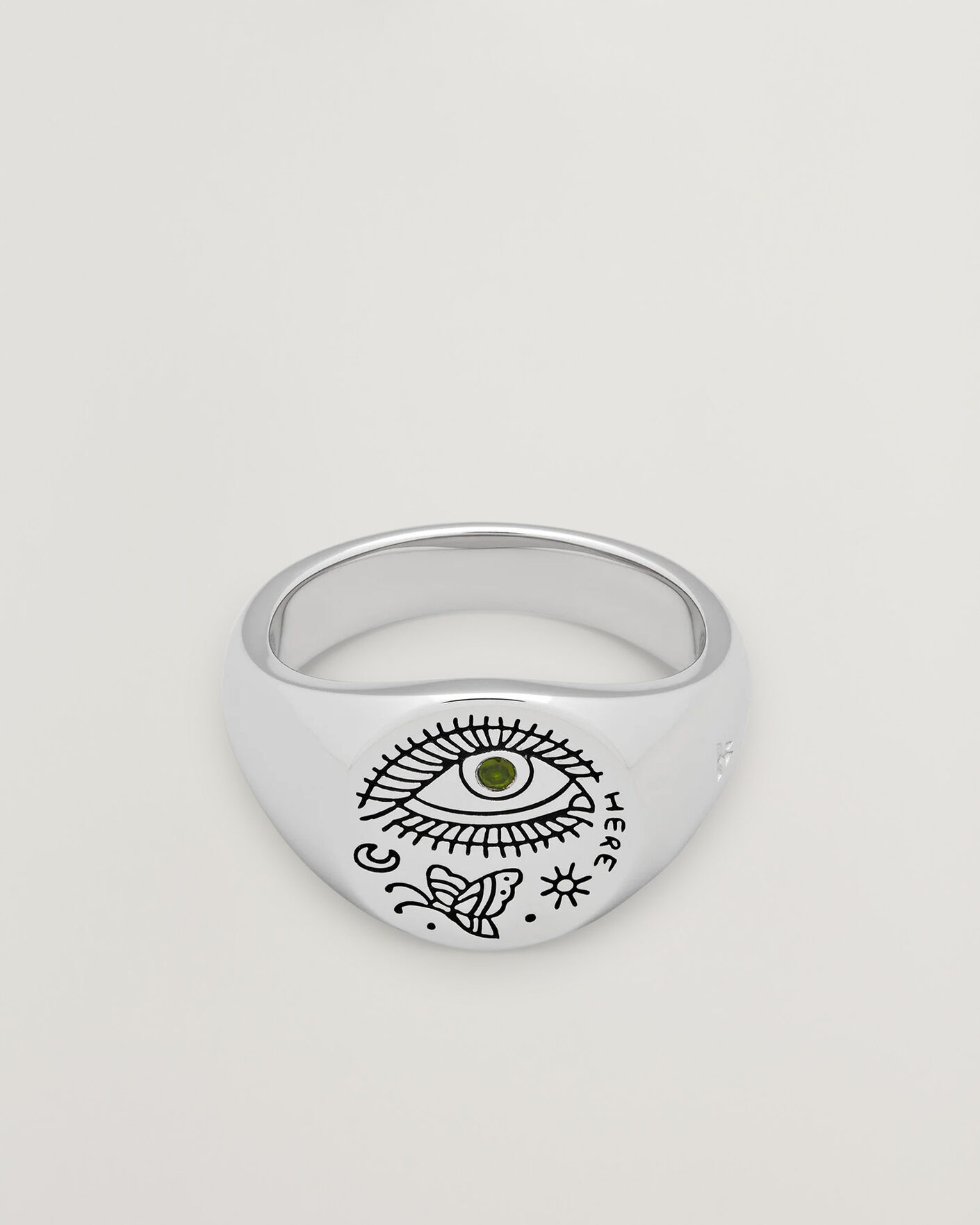 Uomini | Gioielli | Tom Wood | Butterfly Ring Silver