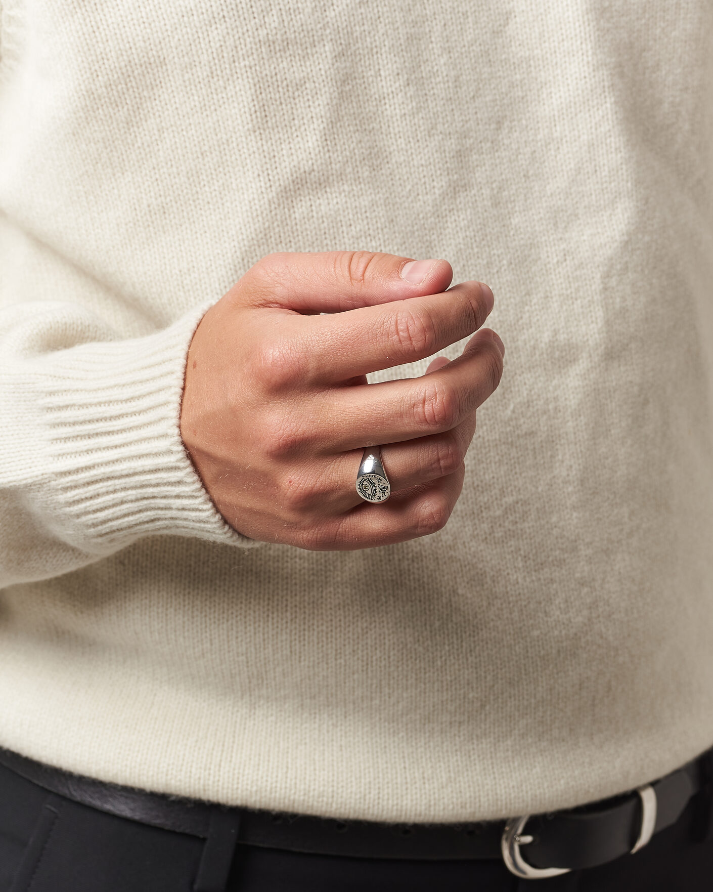 Uomini | Gioielli | Tom Wood | Butterfly Ring Silver
