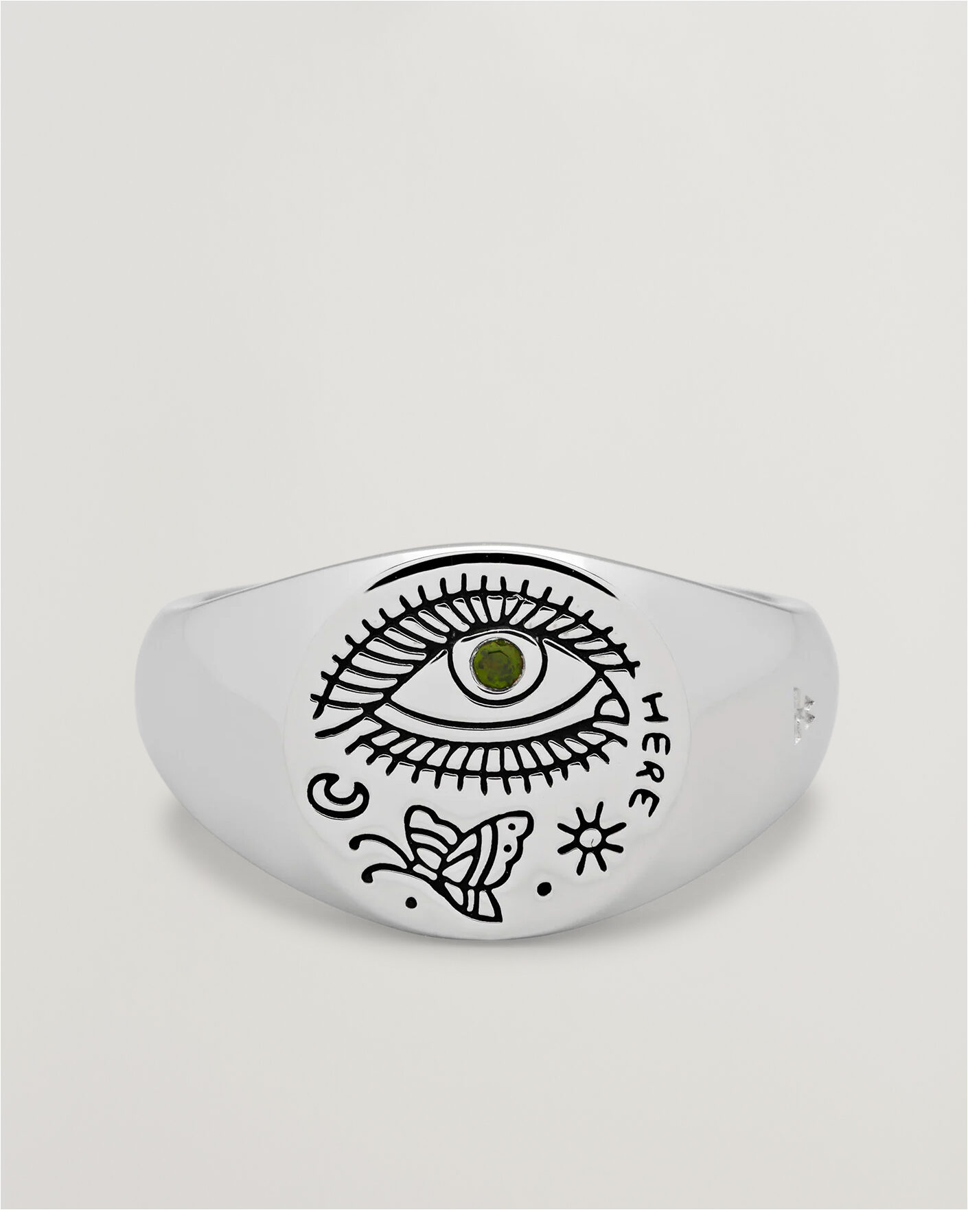 Uomini | Gioielli | Tom Wood | Butterfly Ring Silver