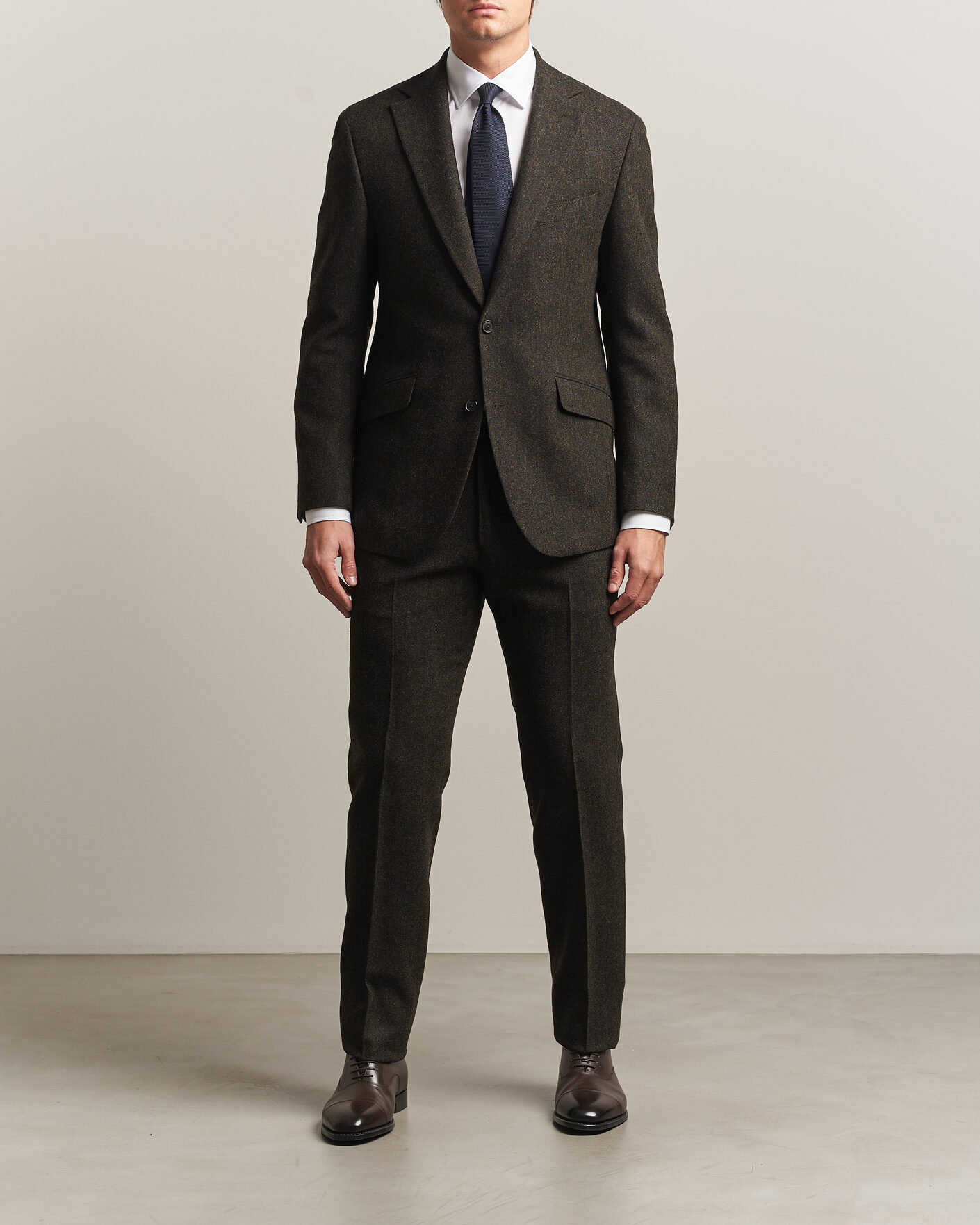 Uomini | Blazers | Walker Slater | Edward Shetland Wool Donegal Blazer Brown