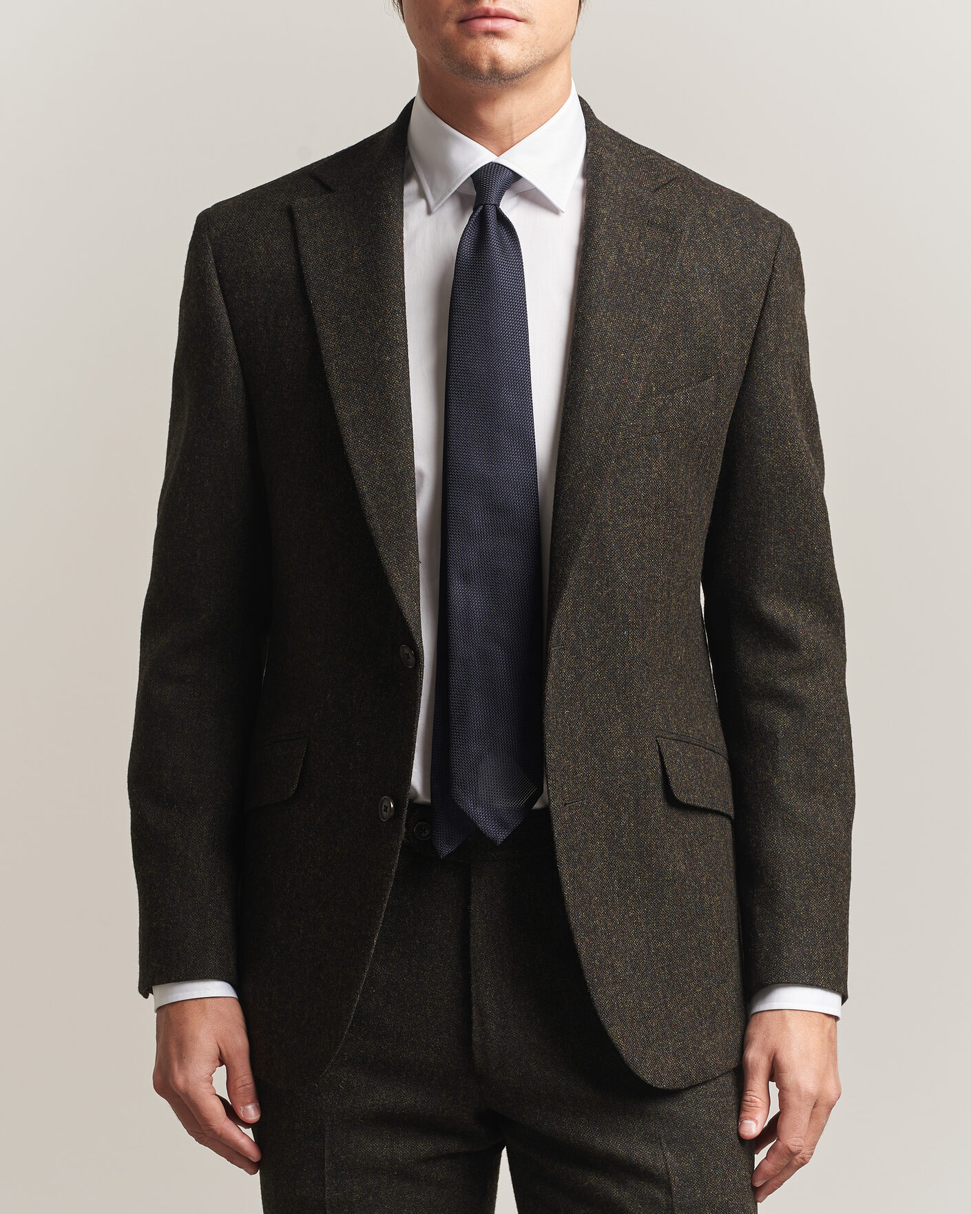 Uomini | Blazers | Walker Slater | Edward Shetland Wool Donegal Blazer Brown