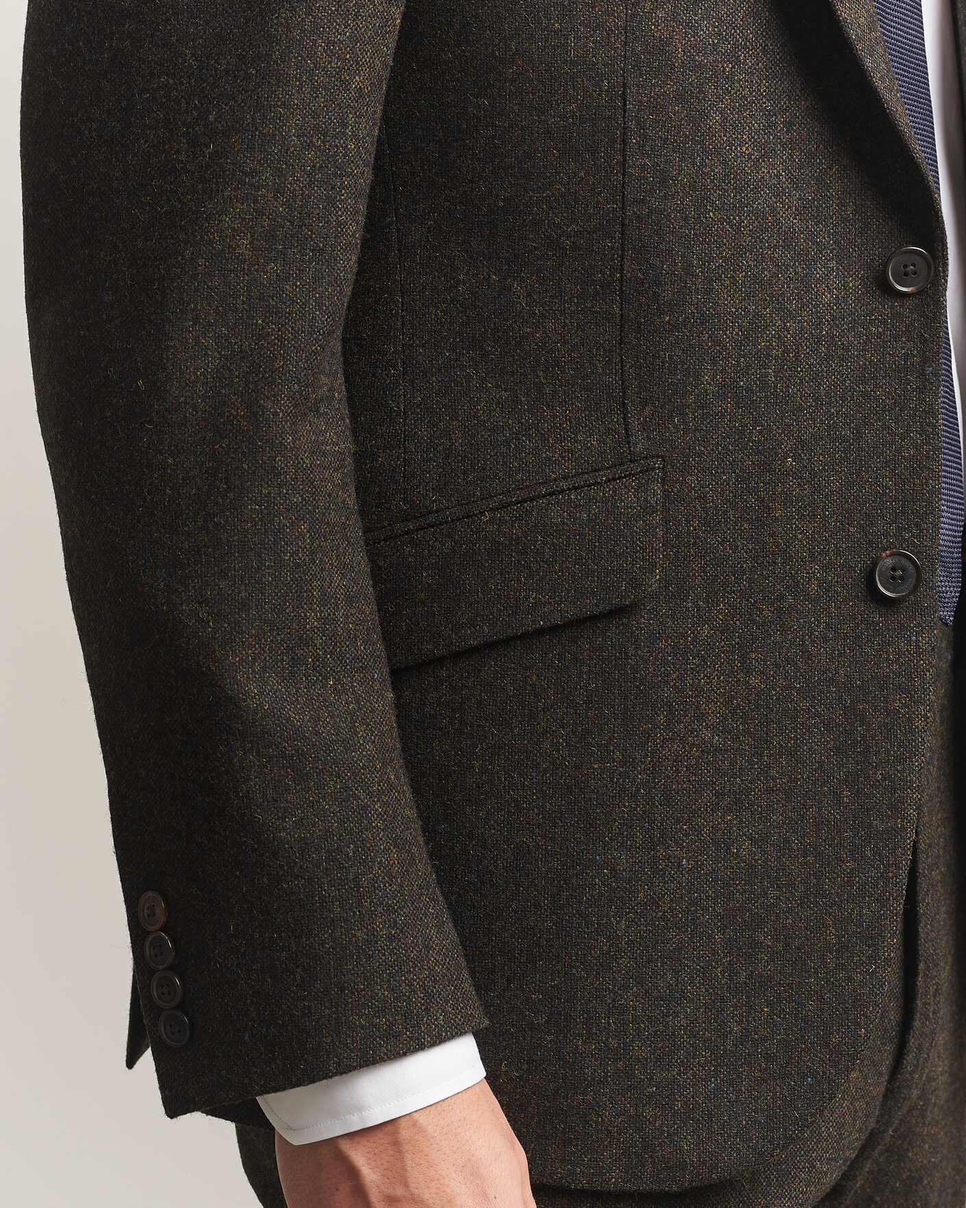 Uomini | Blazers | Walker Slater | Edward Shetland Wool Donegal Blazer Brown