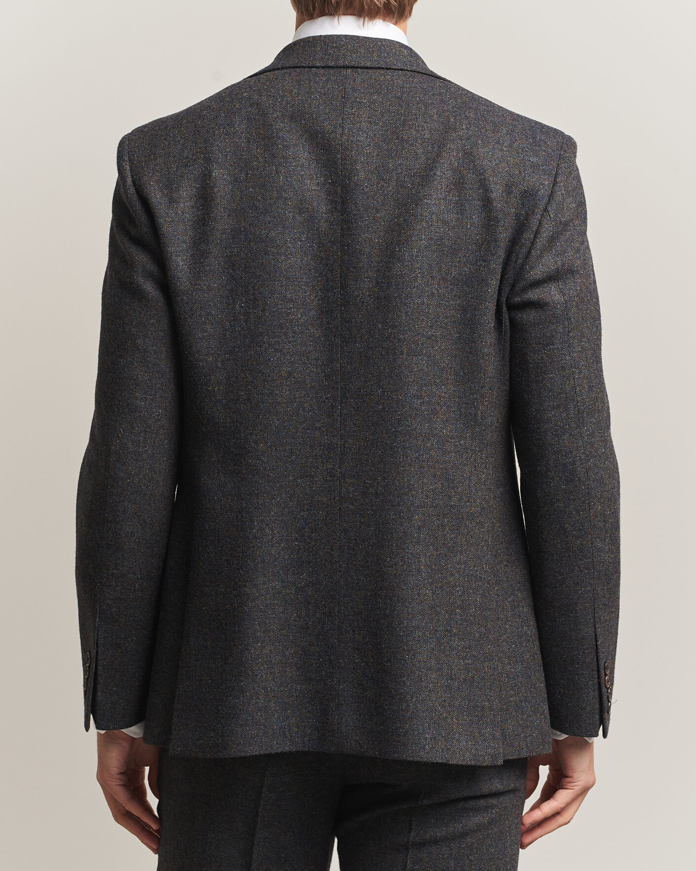Uomini | Blazers | Walker Slater | Edward Shetland Wool Donegal Blazer Navy