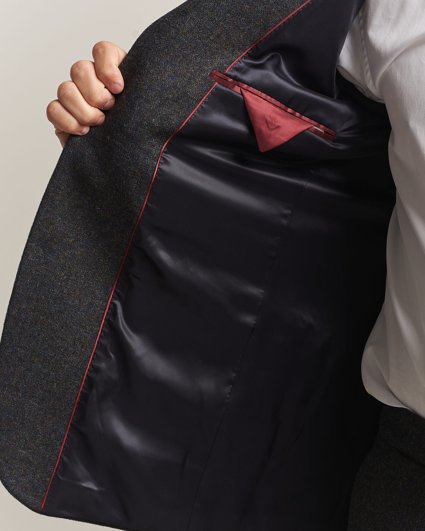 Uomini | Blazers | Walker Slater | Edward Shetland Wool Donegal Blazer Navy
