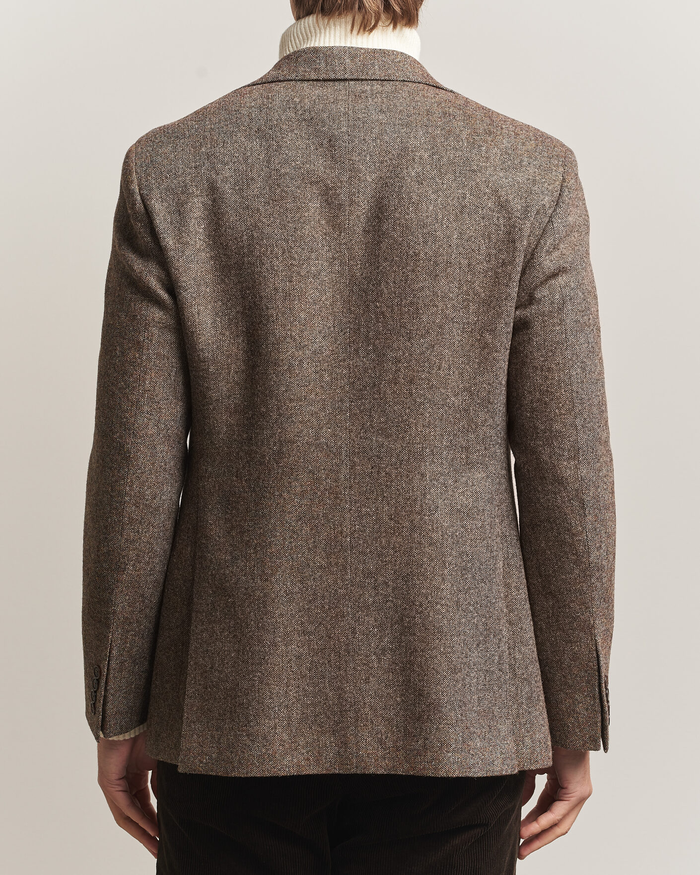 Uomini | Blazers | Walker Slater | Edward Shetland Wool Donegal Blazer Tobacco