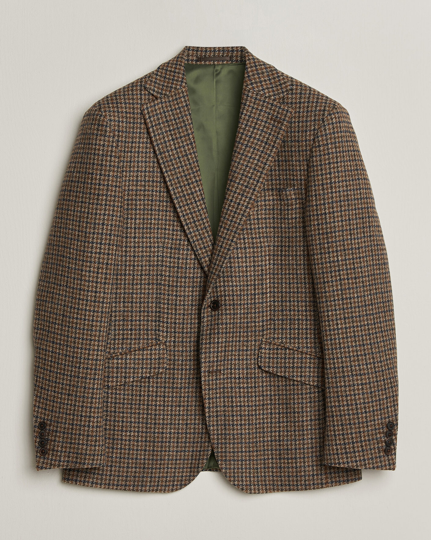 Uomini | Blazers | Walker Slater | Edward Lambswool Puppytooth Blazer Sandstone