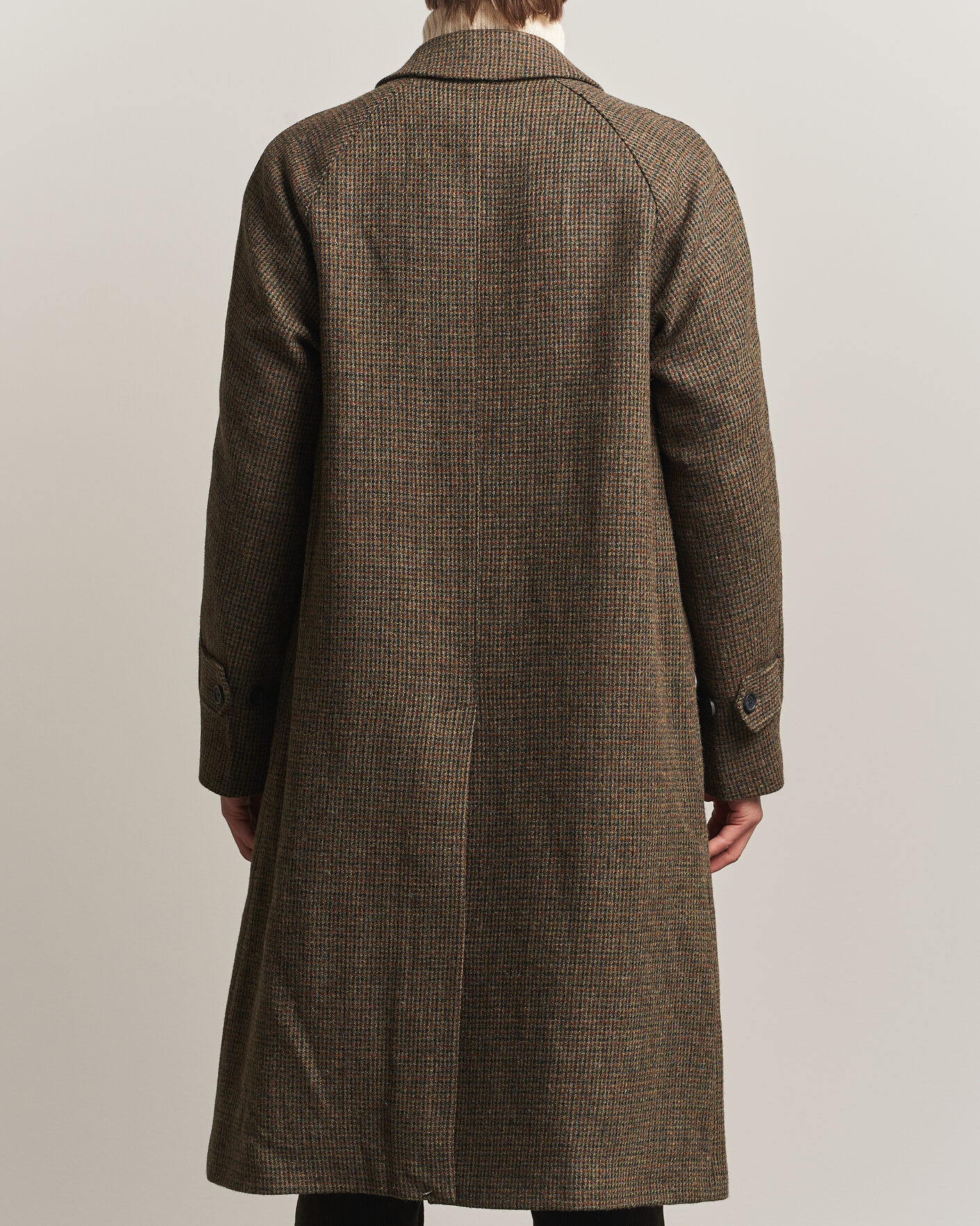 Uomini | Giacche | Walker Slater | Sherlock Harris Tweed Microcheck Coat Amber Brown