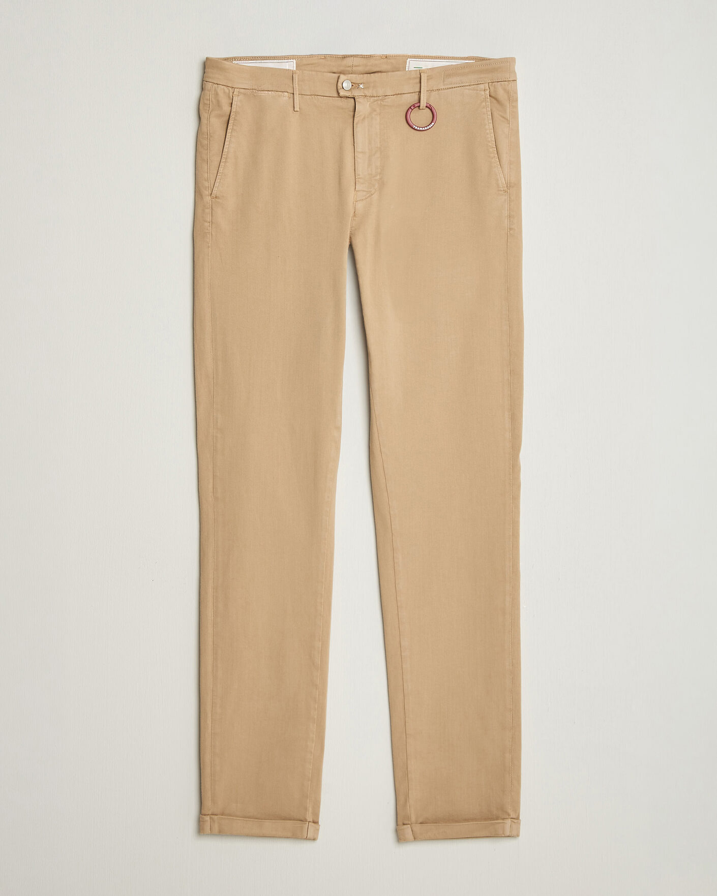 Uomini | Pantaloni | Tramarossa | Luis Superstrech Cotton Chino Beige