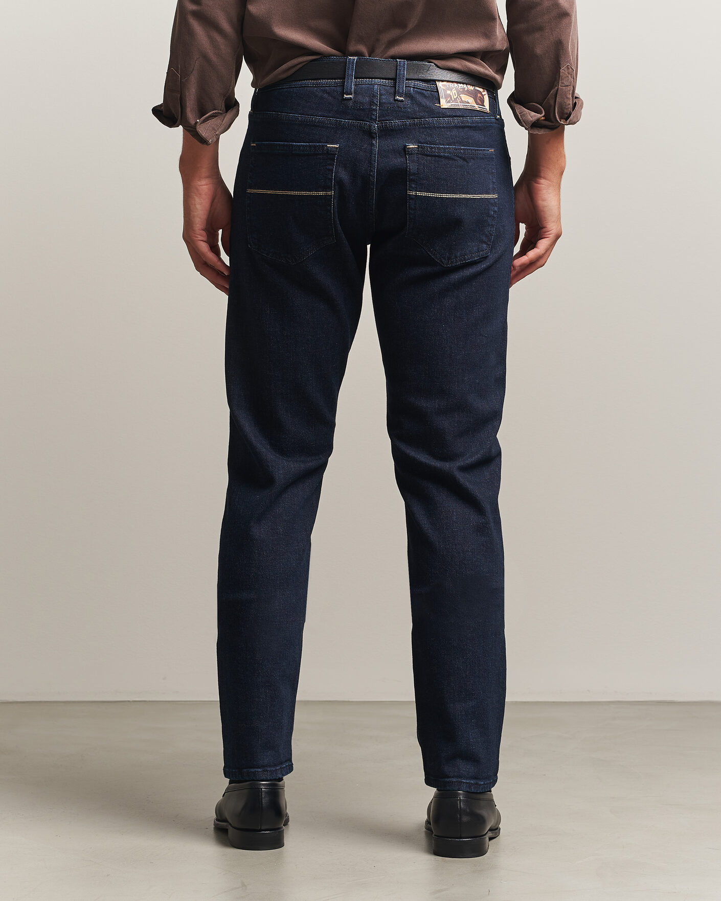 Uomini | Jeans | Tramarossa | Michelangelo Stretch Jeans Dark Blue