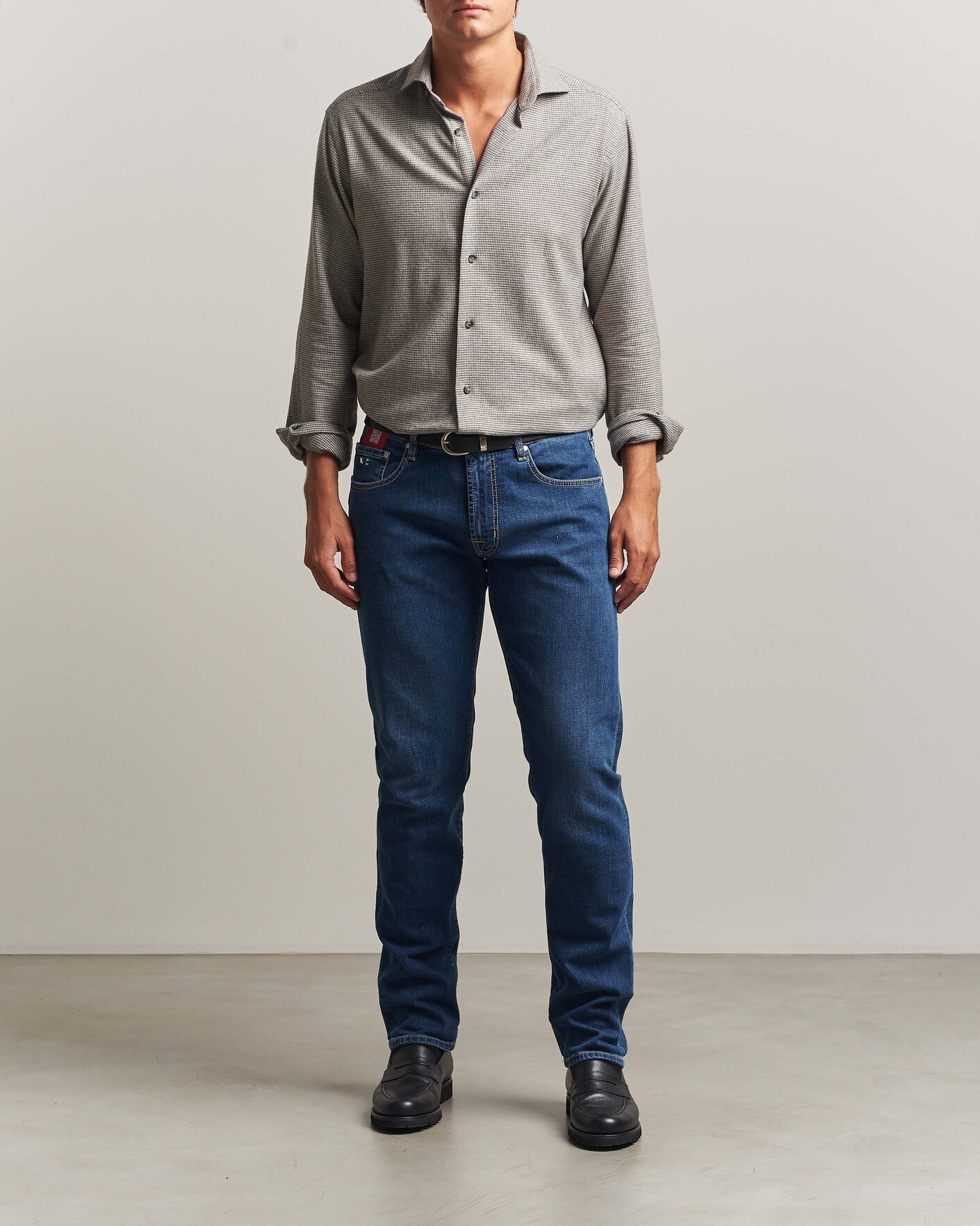 Uomini | Jeans | Tramarossa | Michelangelo Stretch Jeans Mid Blue