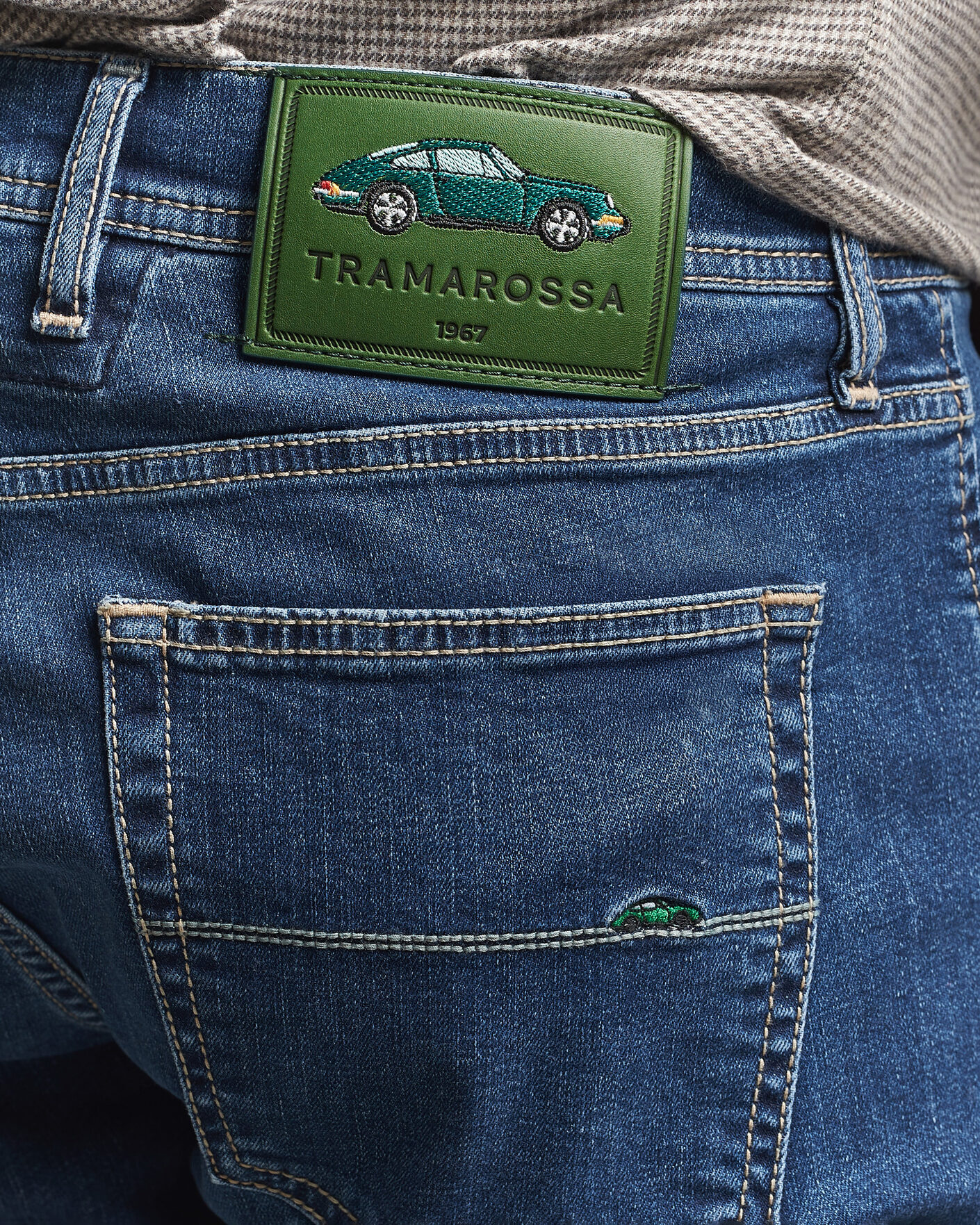 Uomini | Jeans | Tramarossa | Michelangelo Stretch Jeans Mid Blue