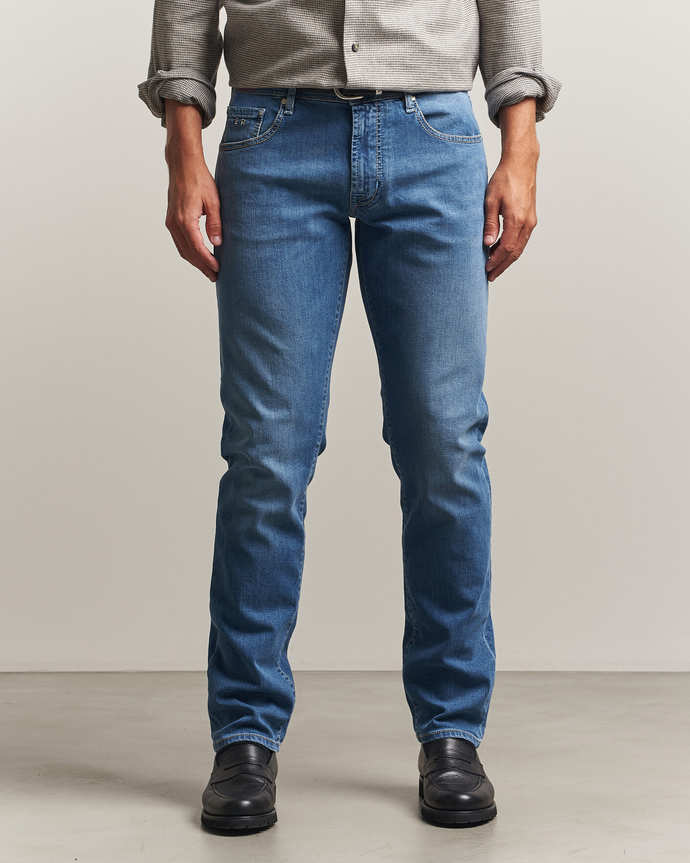 Uomini | Jeans | Tramarossa | Michelangelo Stretch Jeans Light Blue