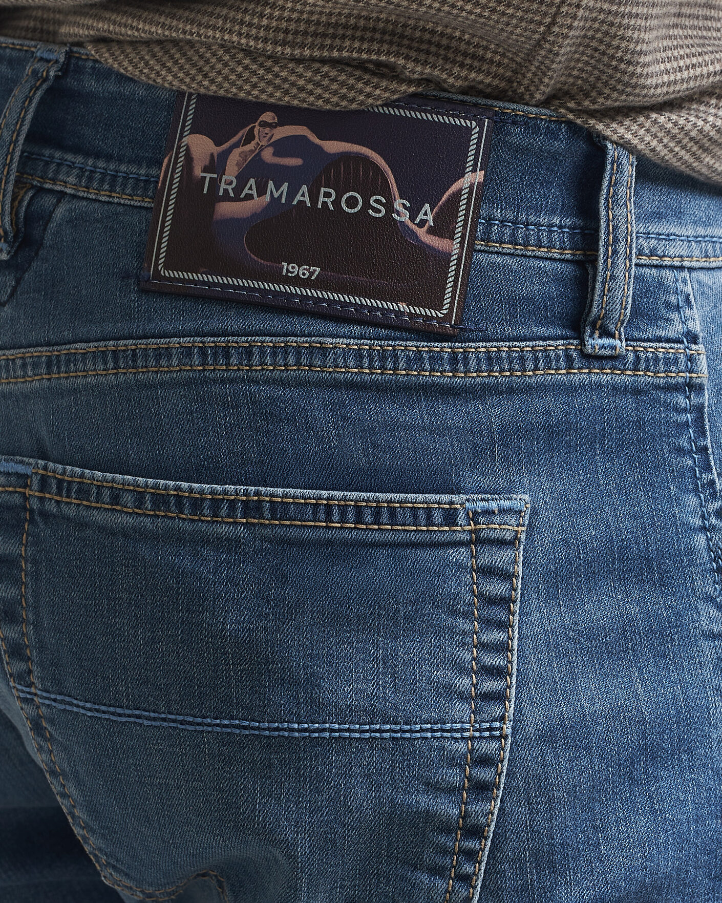 Uomini | Jeans | Tramarossa | Michelangelo Stretch Jeans Light Blue