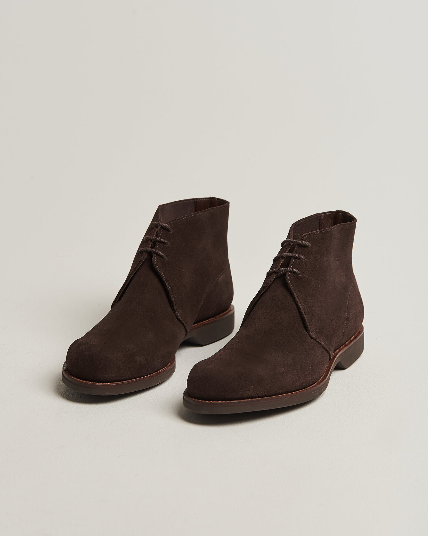 Uomini | Stivali | Crockett & Jones | Unlined Chukka 4 Boot Dark Brown Suede