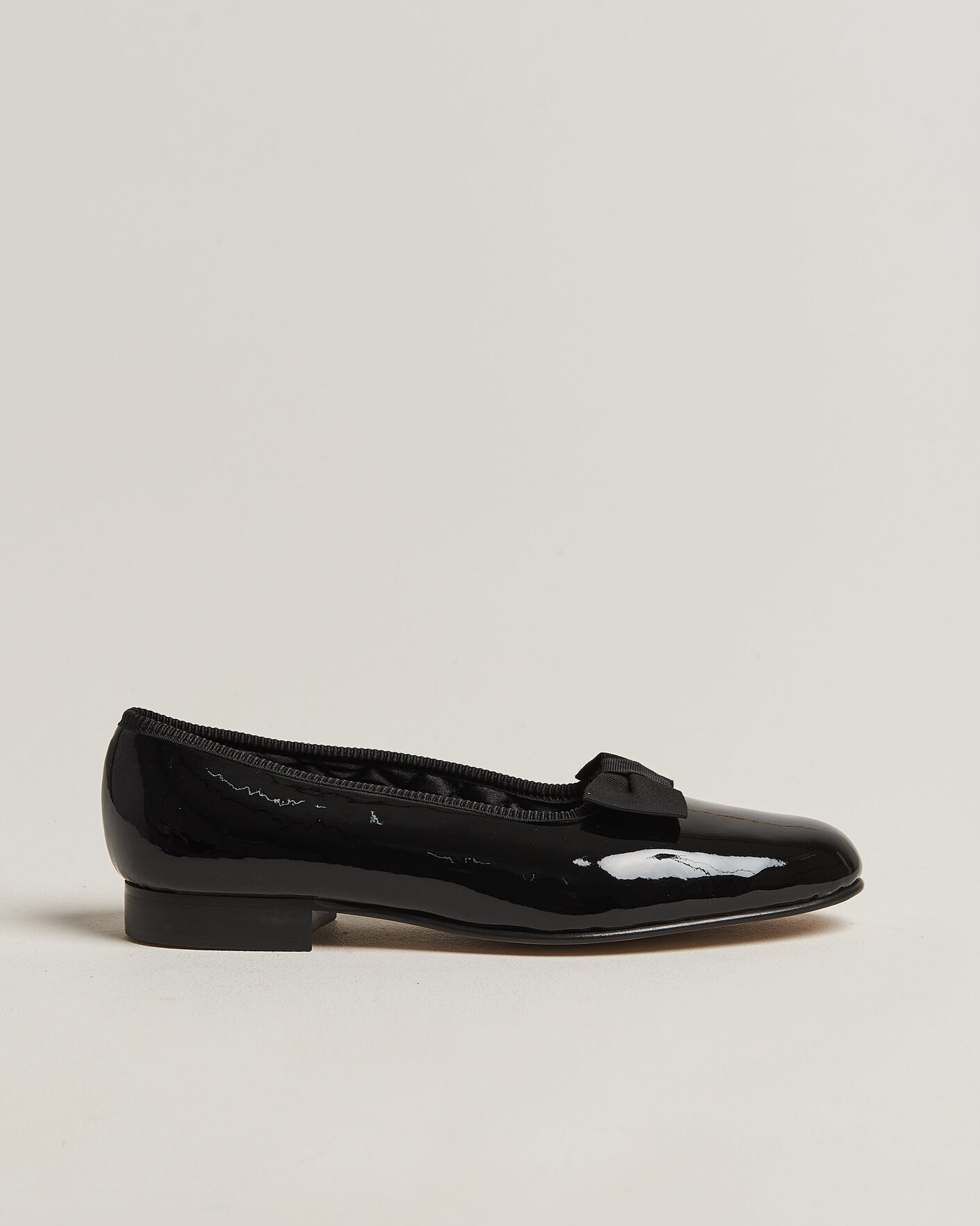 Uomini | Scarpe di vernice | Bowhill & Elliott | Patent Opera Pump Black