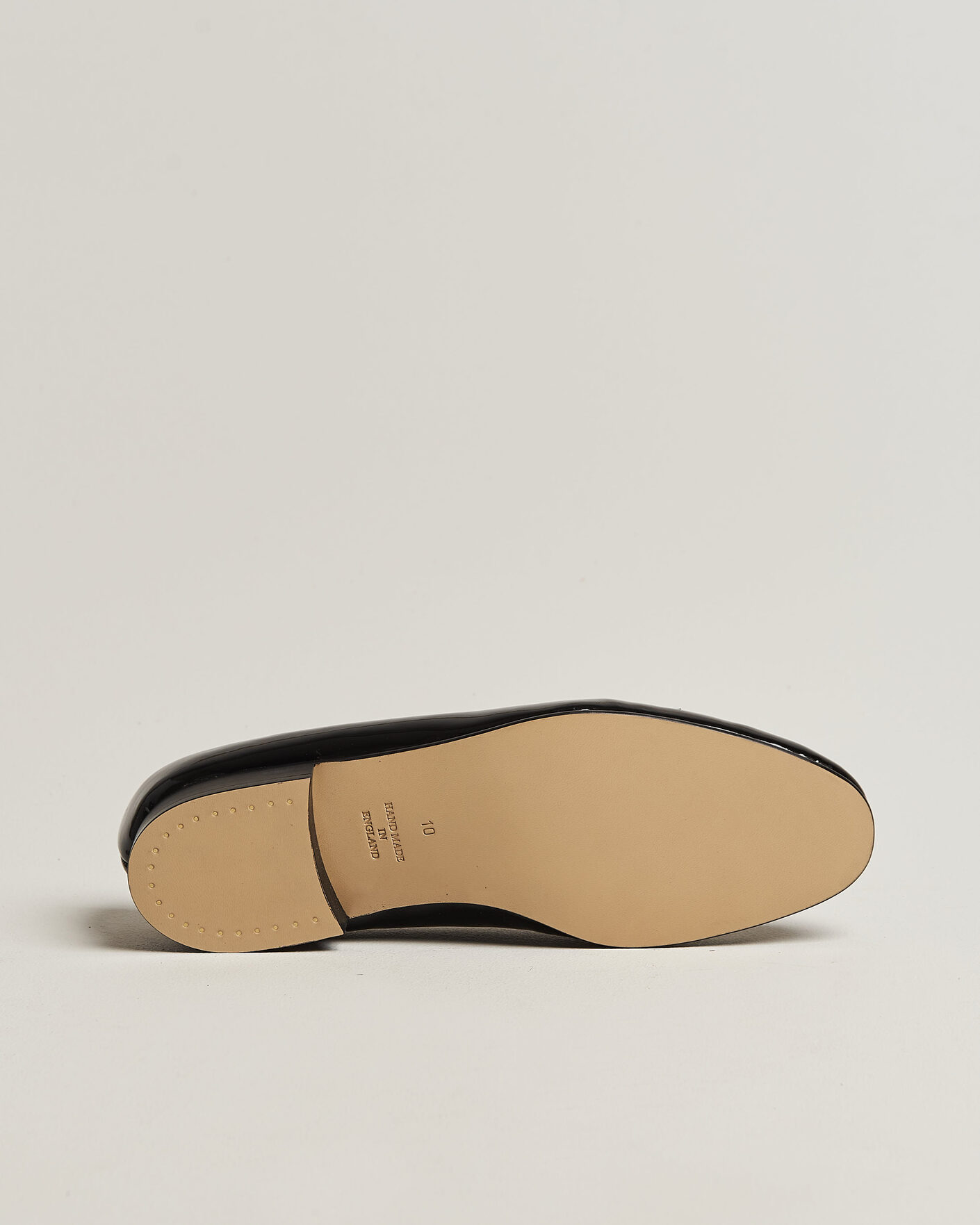 Uomini | Scarpe di vernice | Bowhill & Elliott | Patent Opera Pump Black