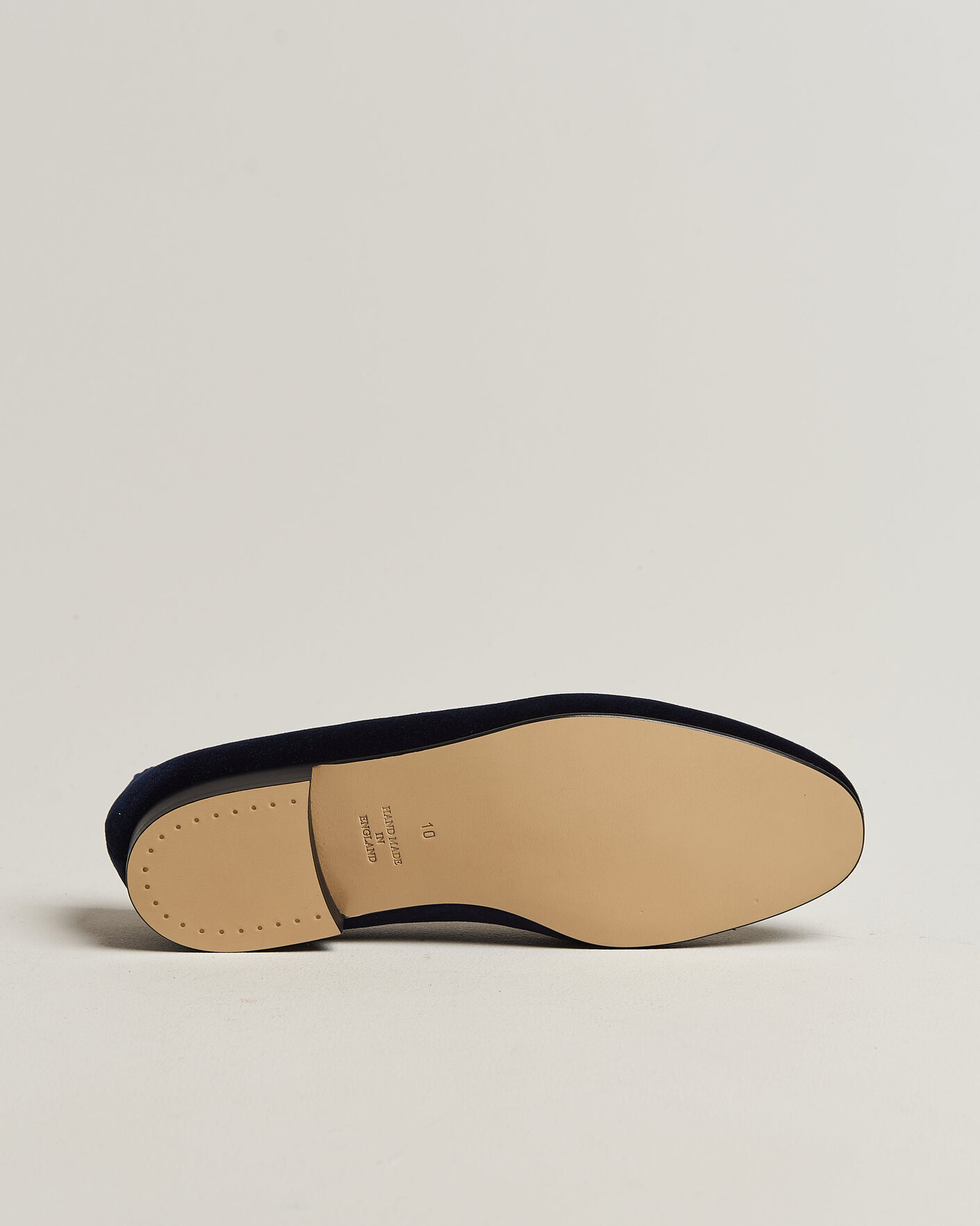 Uomini | Mocassini | Bowhill & Elliott | Plain Albert Pump Navy Velvet