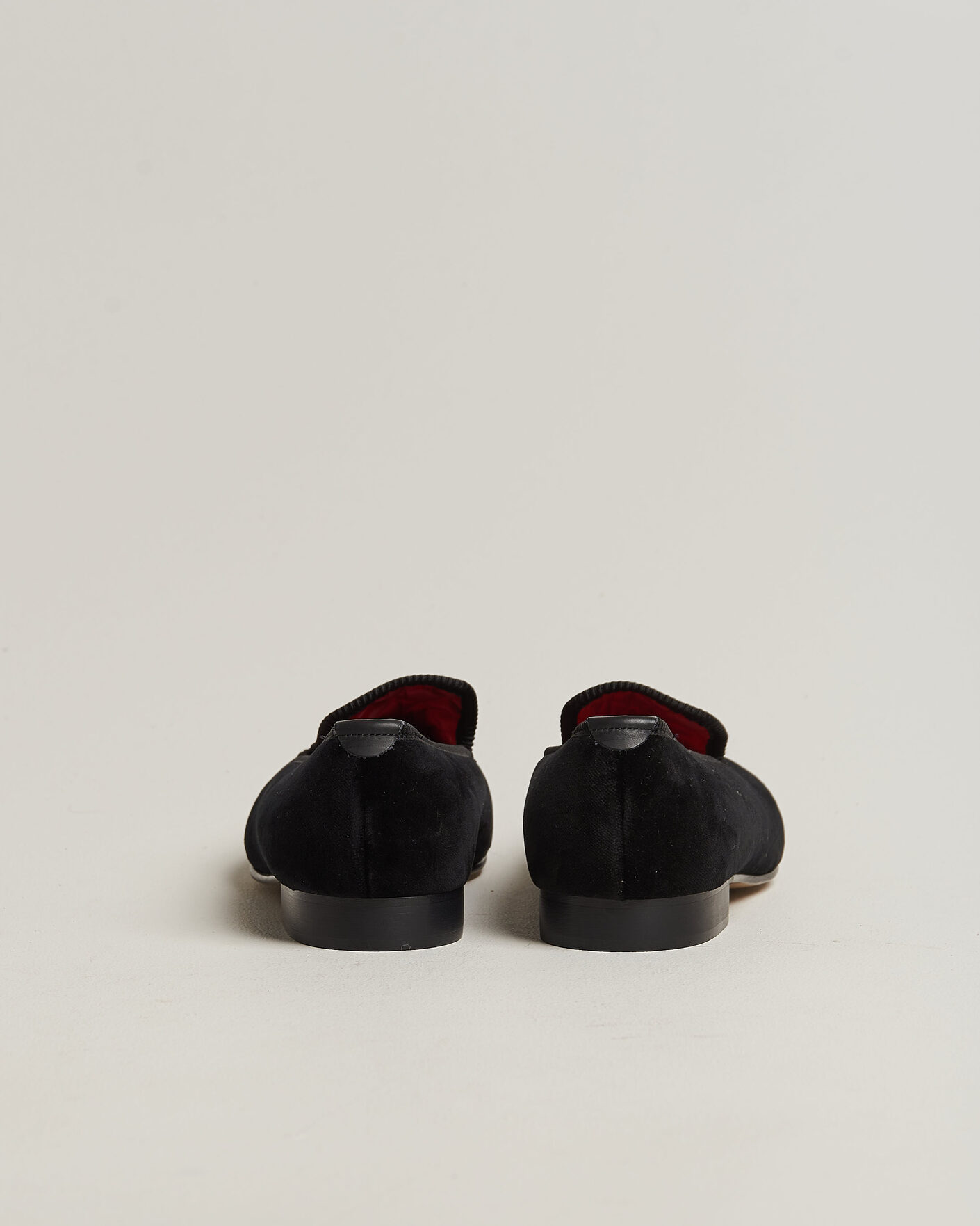Uomini | Mocassini | Bowhill & Elliott | Plain Albert Pump Black Velvet
