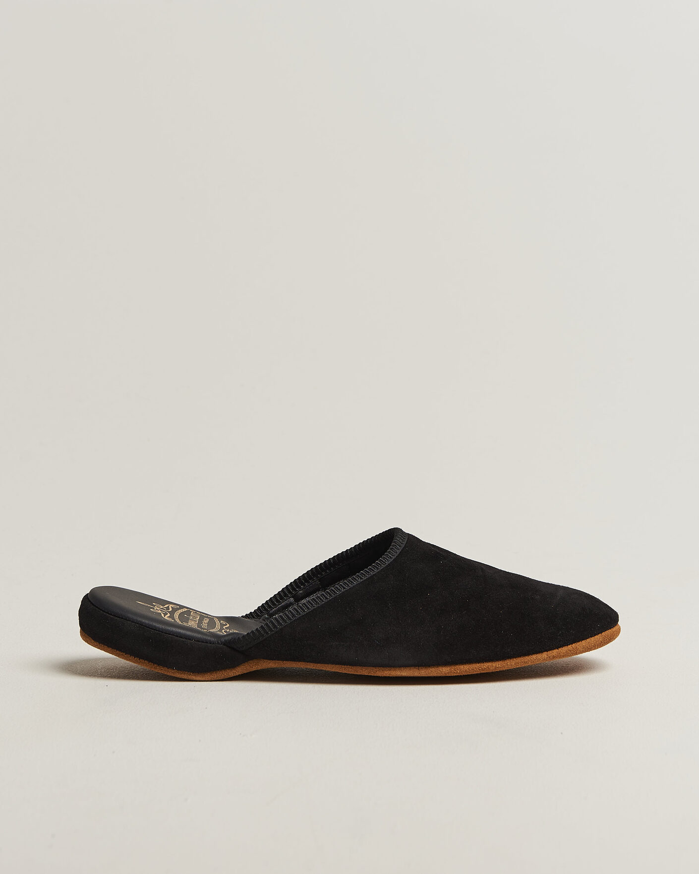 Uomini | Sandali & Diapositive | Bowhill & Elliott | Mule Slipper Quilt Lining Black Suede