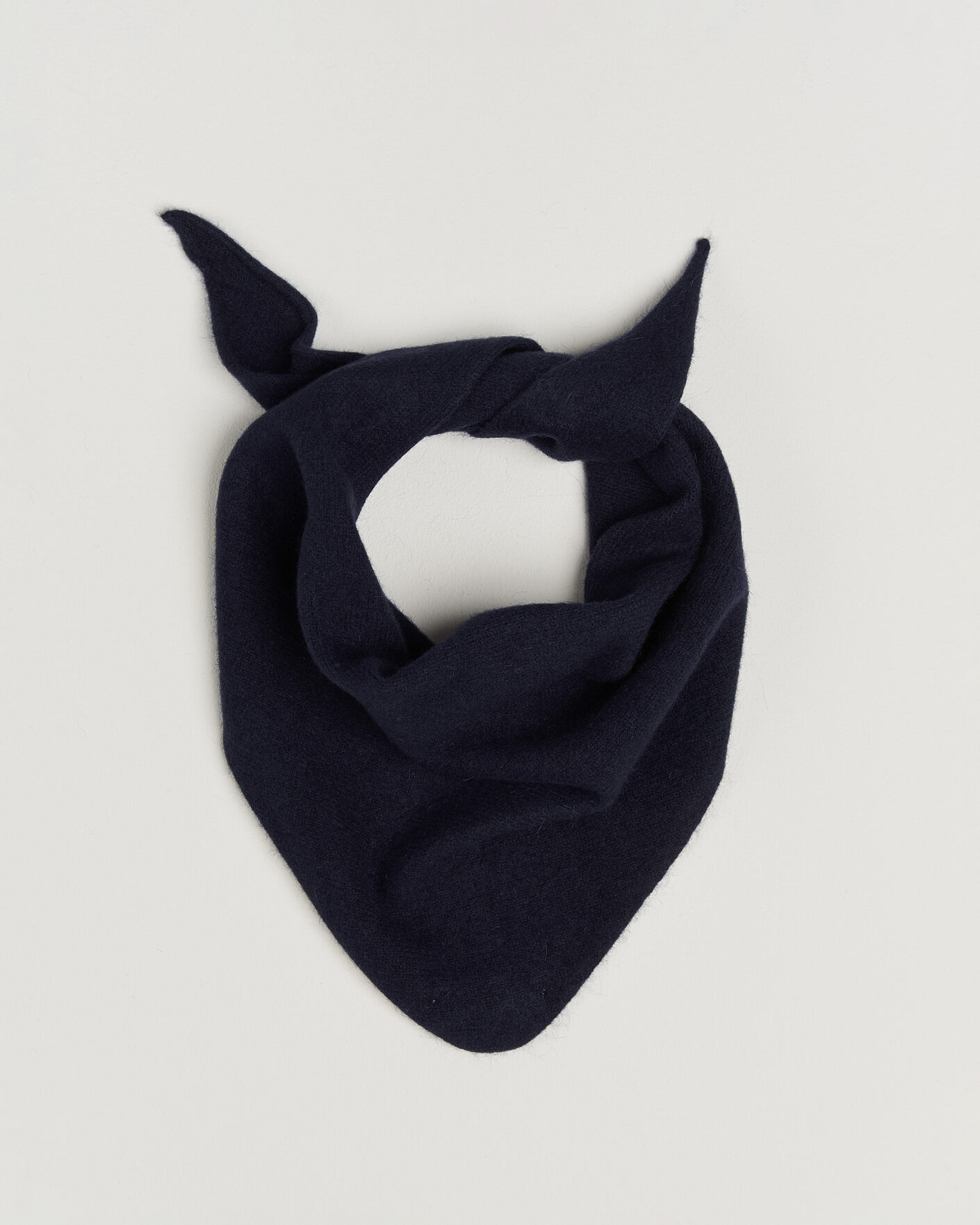 Uomini | Sciarpe | Le Bonnet | Lambswool/Caregora Bandana Midnight