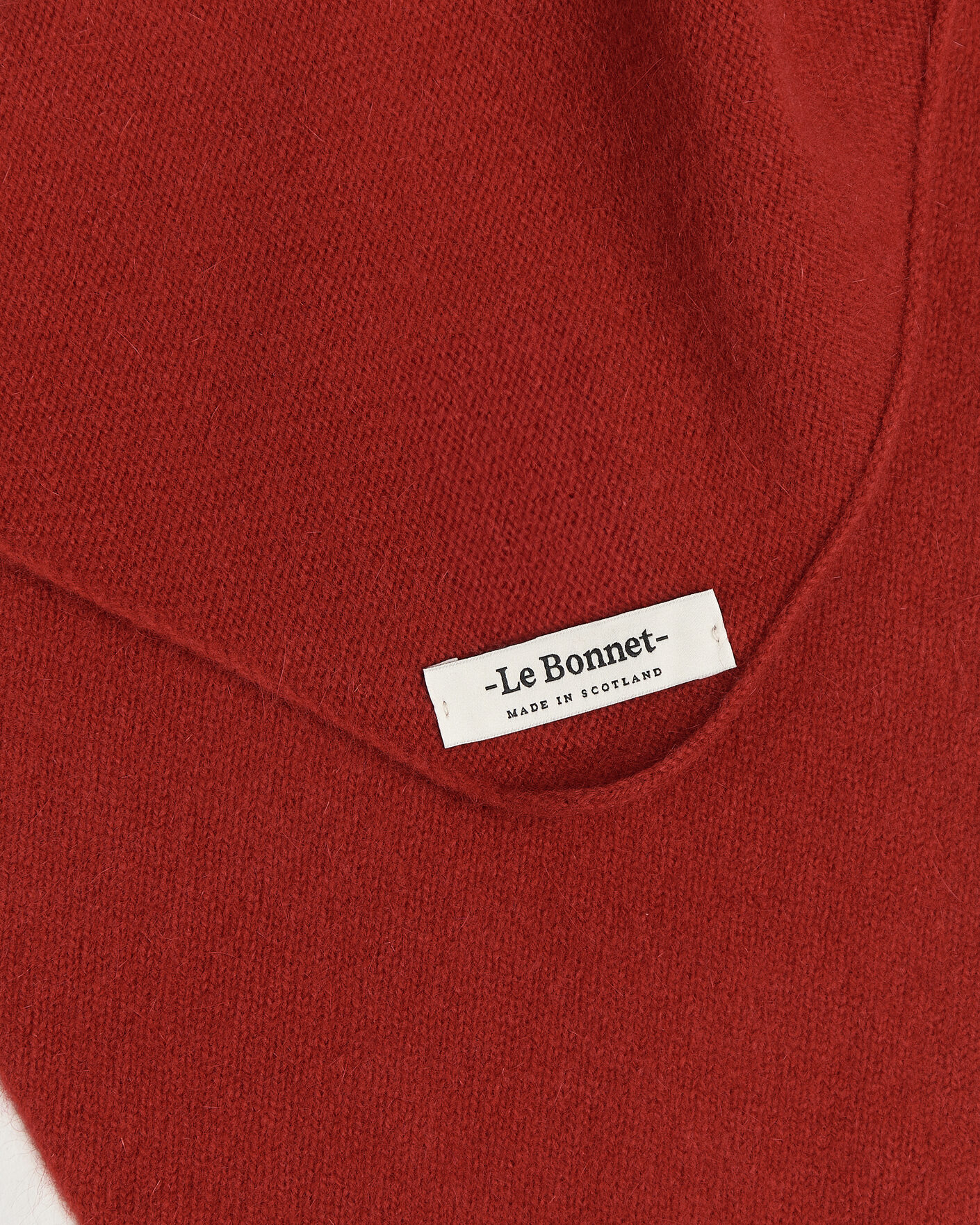 Uomini | Sciarpe | Le Bonnet | Lambswool/Caregora Bandana Framboise