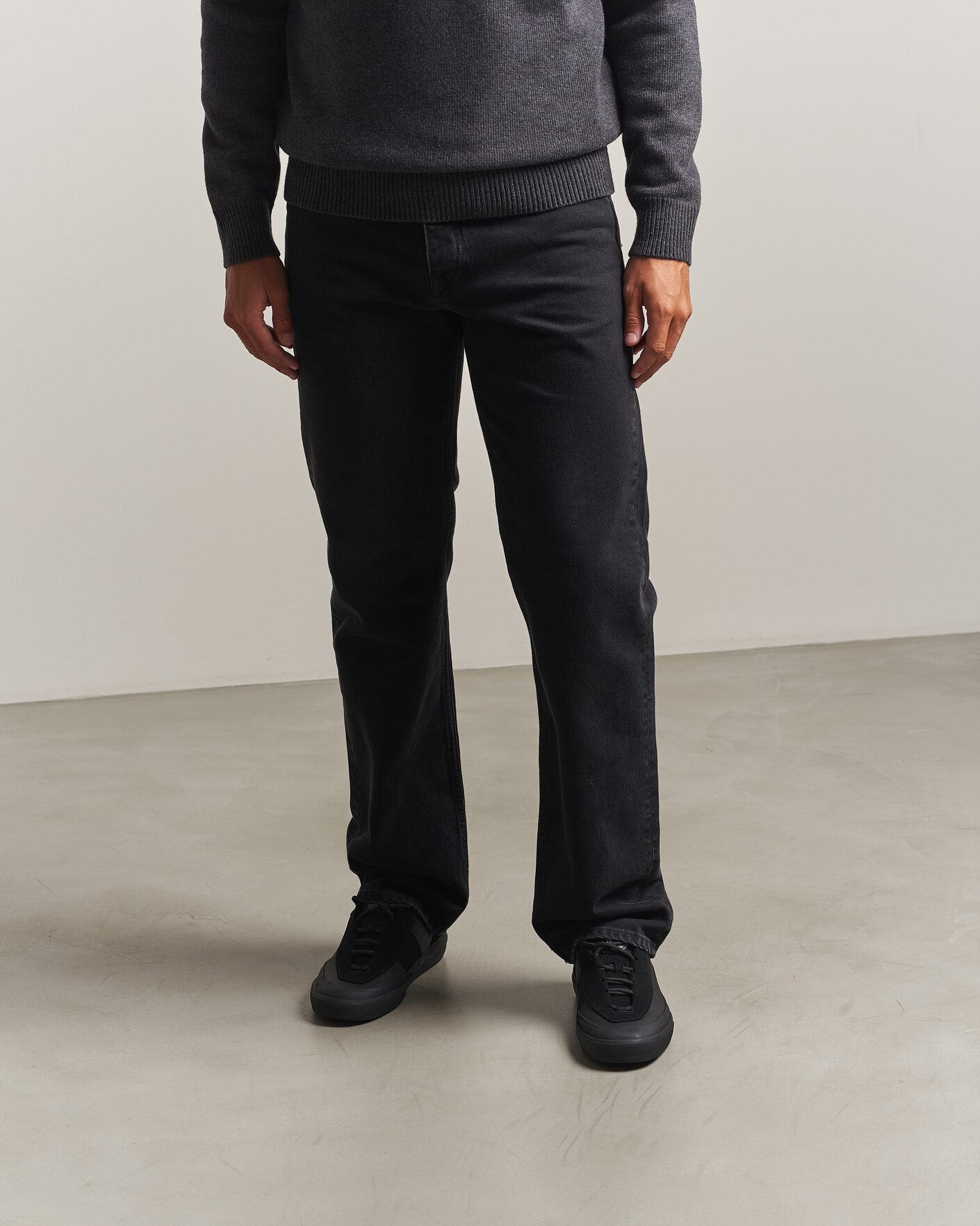 Uomini | Sneakers | Stone Island | Low Top Canvas Sneaker Black