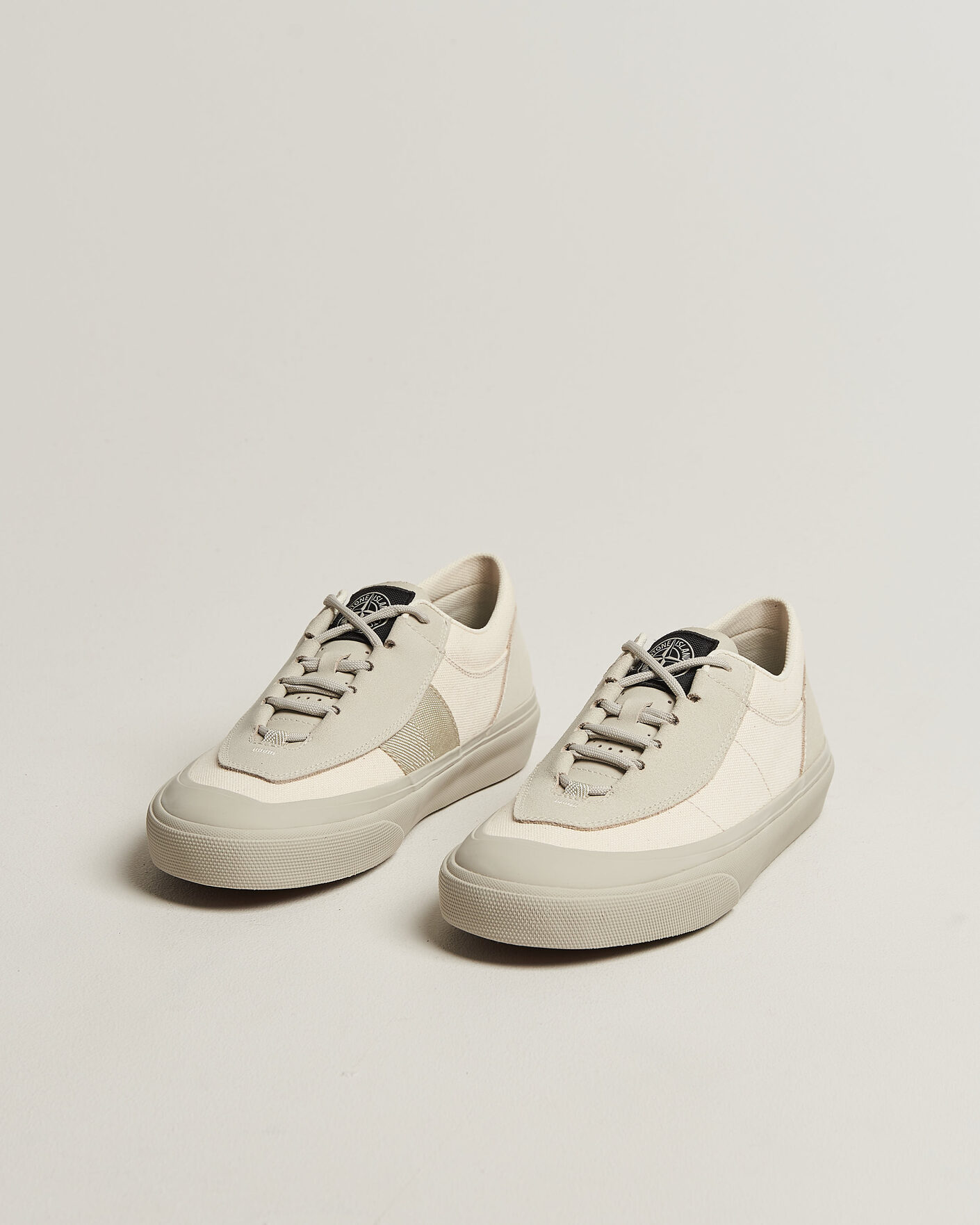Uomini | Sneakers | Stone Island | Low Top Canvas Sneaker Ivory