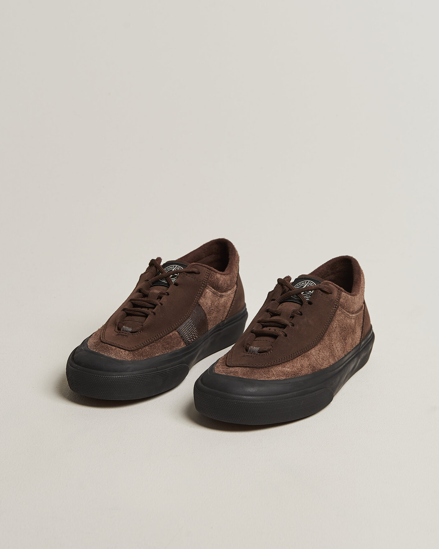 Uomini | Sneakers | Stone Island | Low Top Suede Sneaker Umber