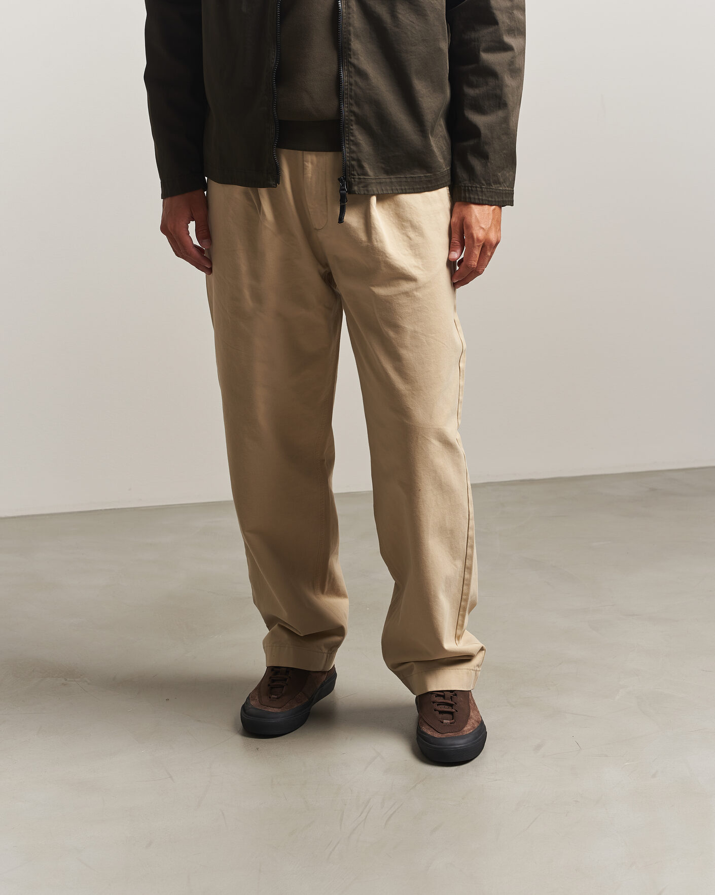 Uomini | Sneakers | Stone Island | Low Top Suede Sneaker Umber