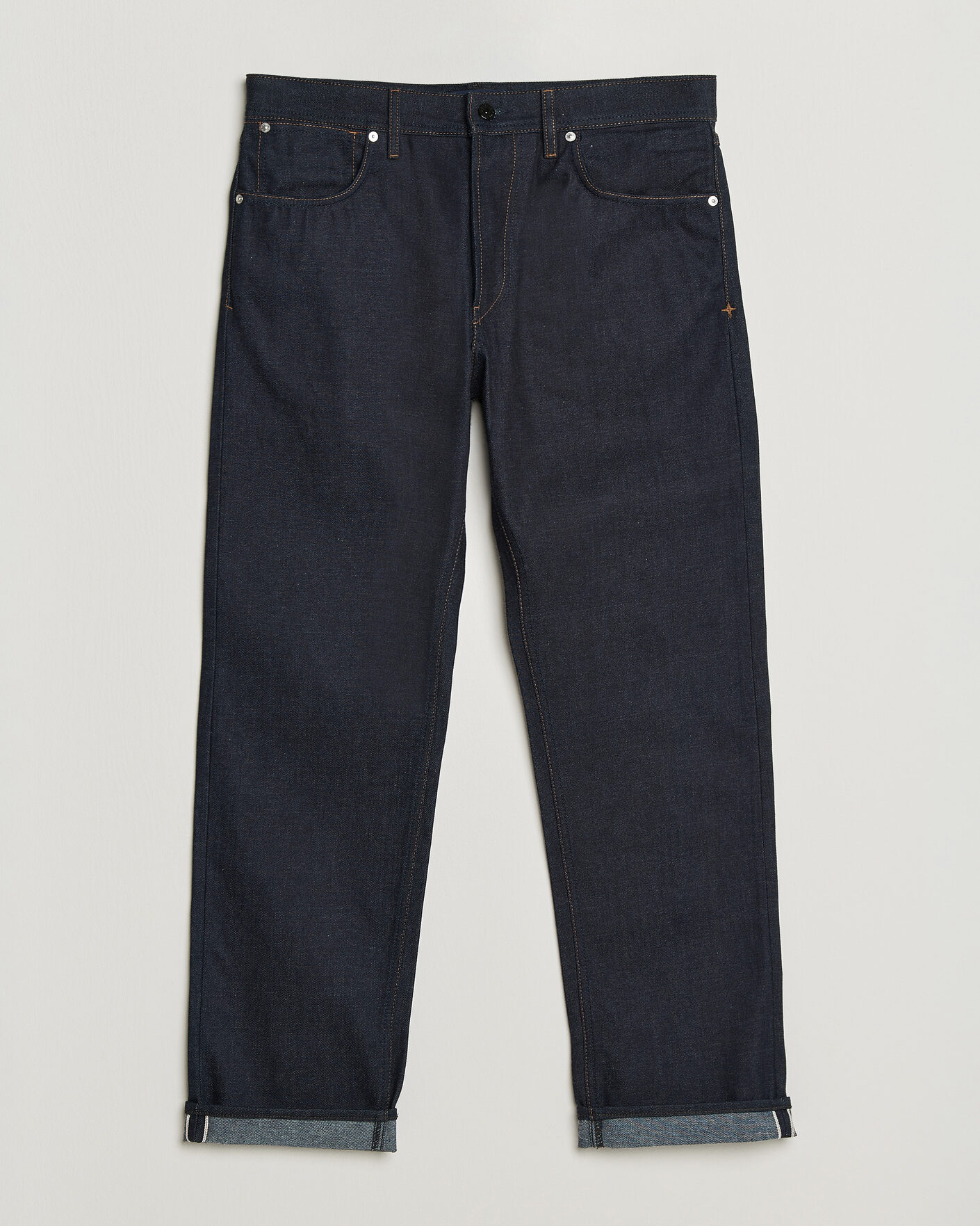 Uomini | Jeans | Stone Island | Regular Straight Fit Selvedge Jeans Blue Raw